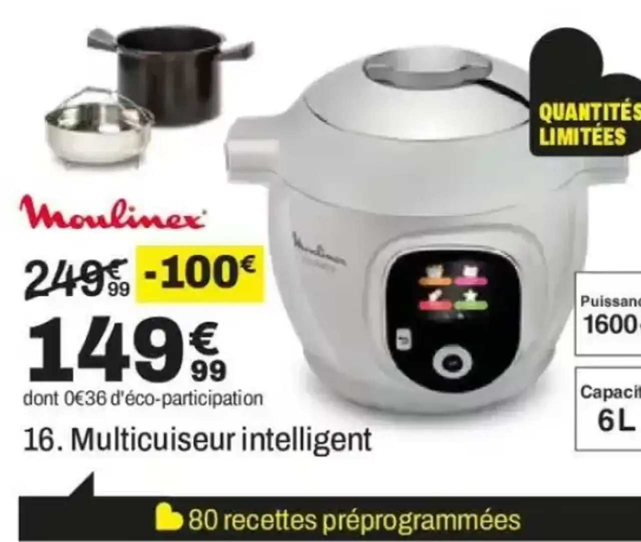 Moulinex Multicuiseur intelligent