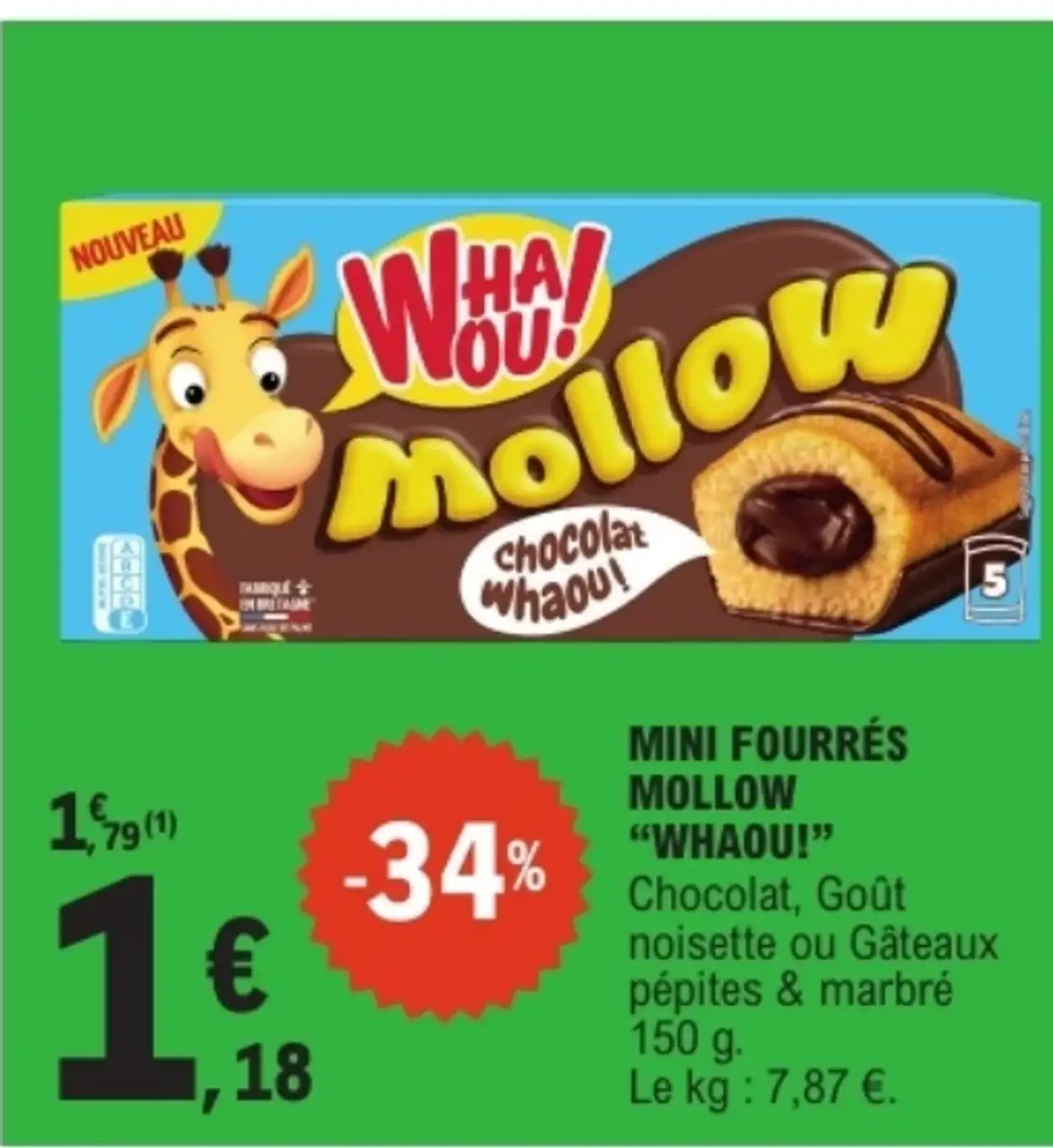 Mini fourrés Mollow Whaou!