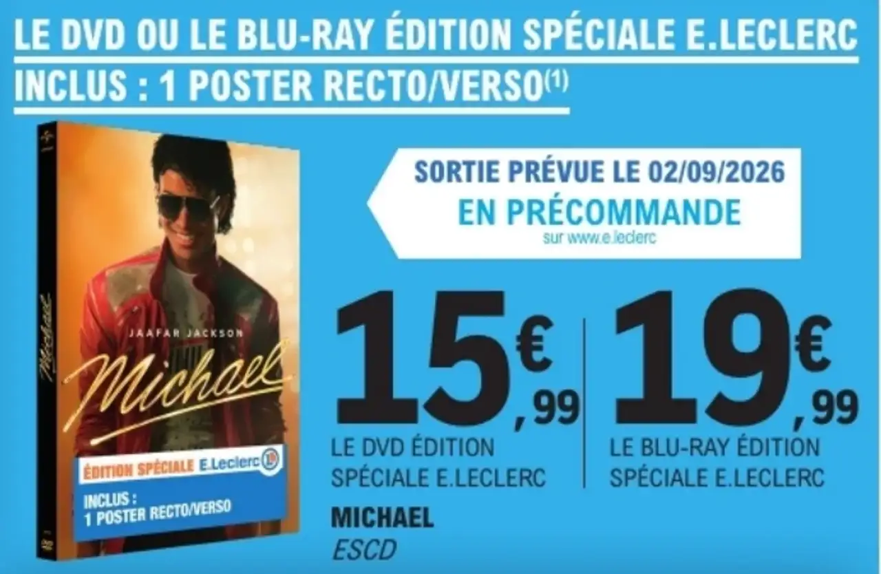 Michael - Le DVD ou Le Blu-Ray Édition Spéciale E.Leclerc