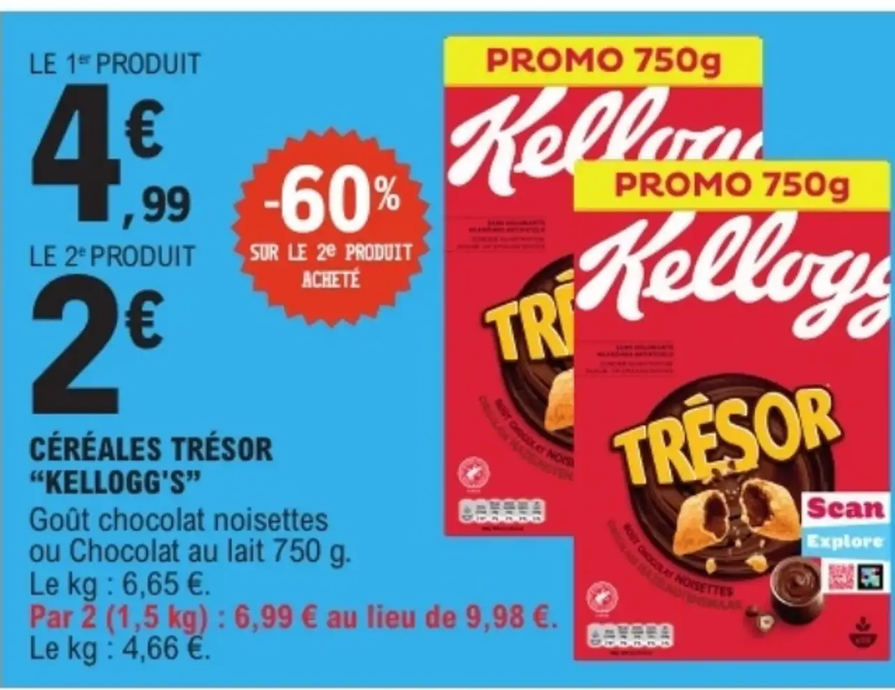 Céréales Trésor Kellogg's