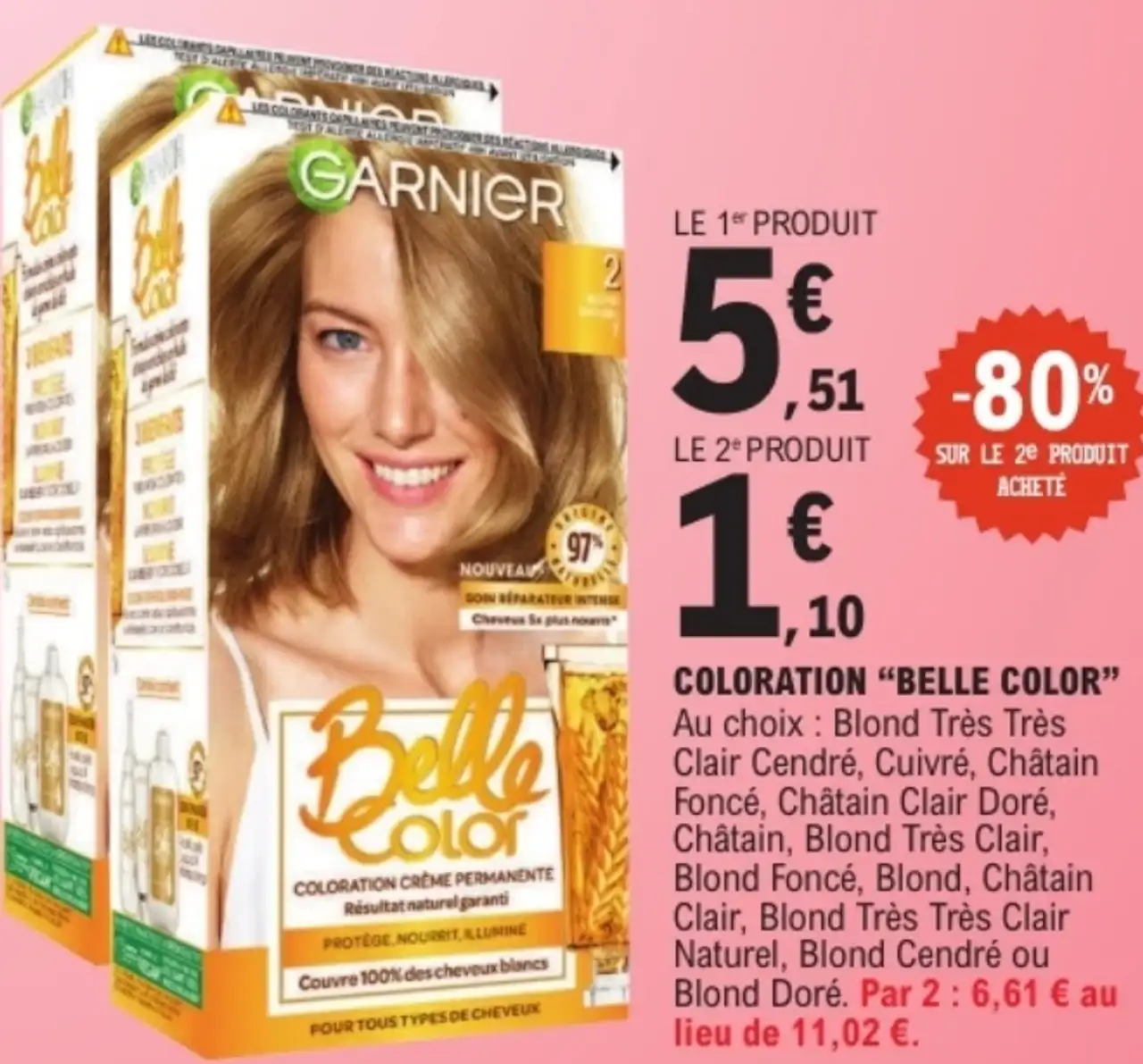 Coloration "Belle Color" Garnier