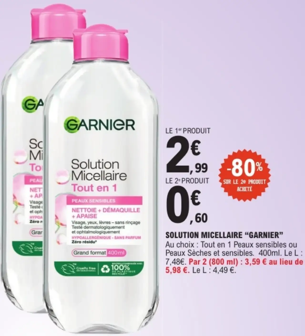 Solution Micellaire Garnier Tout en 1