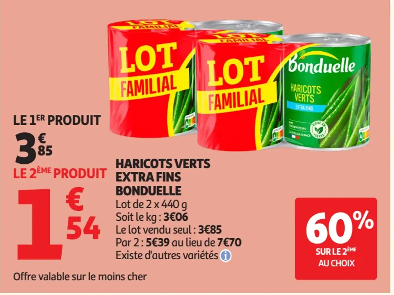 Haricots Verts Extra Fins Bonduelle