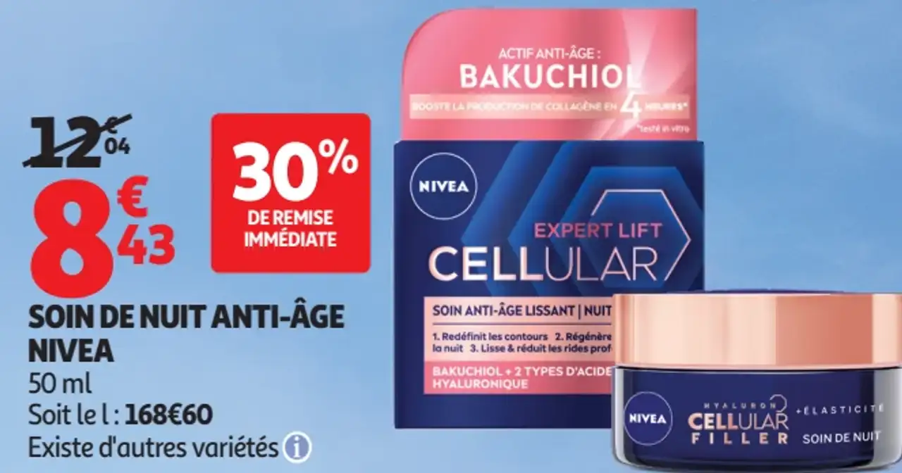 Soin de Nuit Anti-Âge Nivea