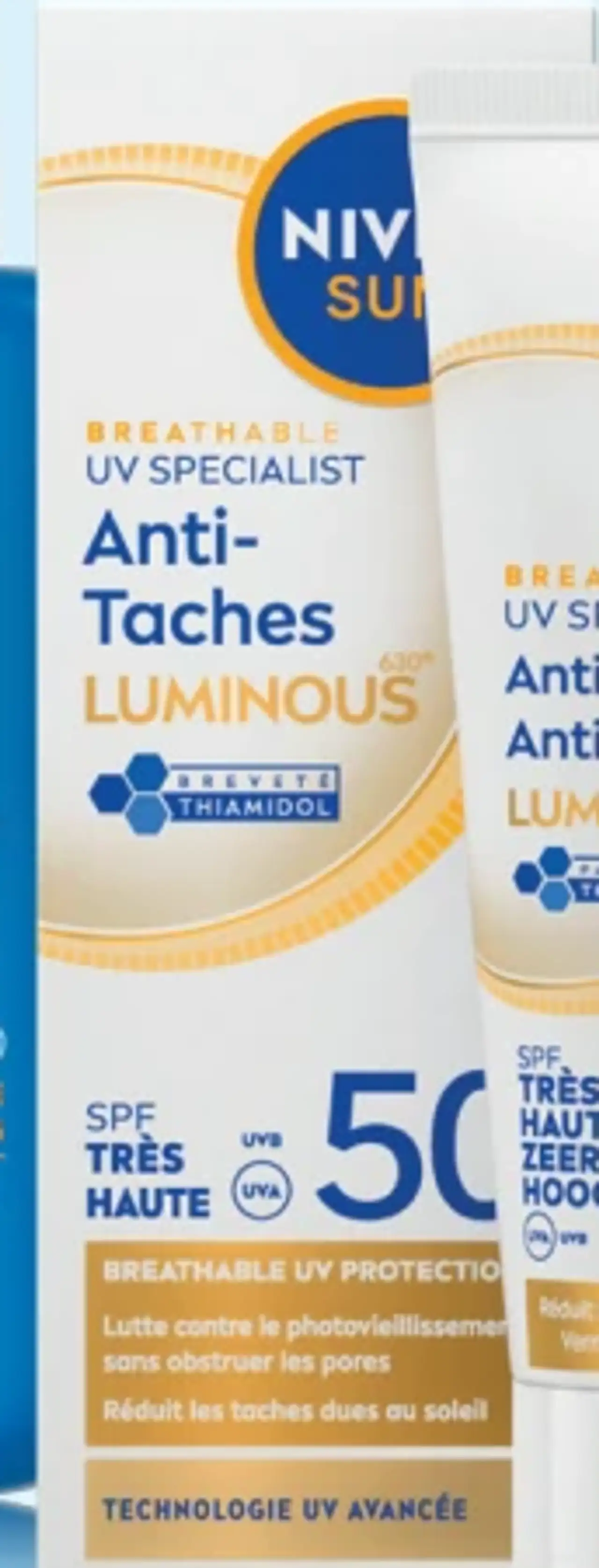Crème solaire visage Nivea Sun UV Specialist Anti-Taches Luminous 630 SPF 50