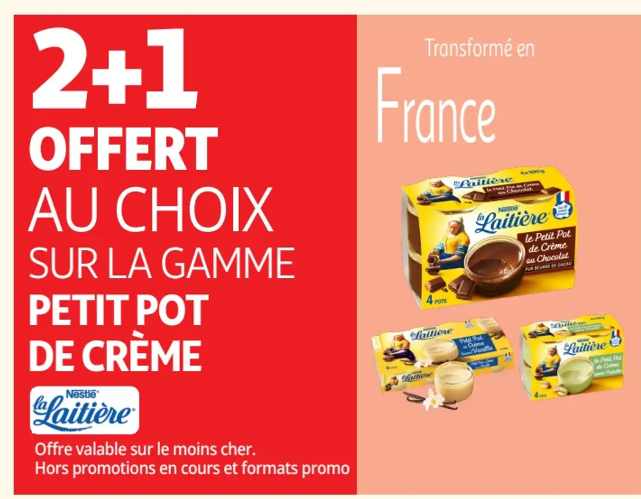 Petit pot de crème La Laitière