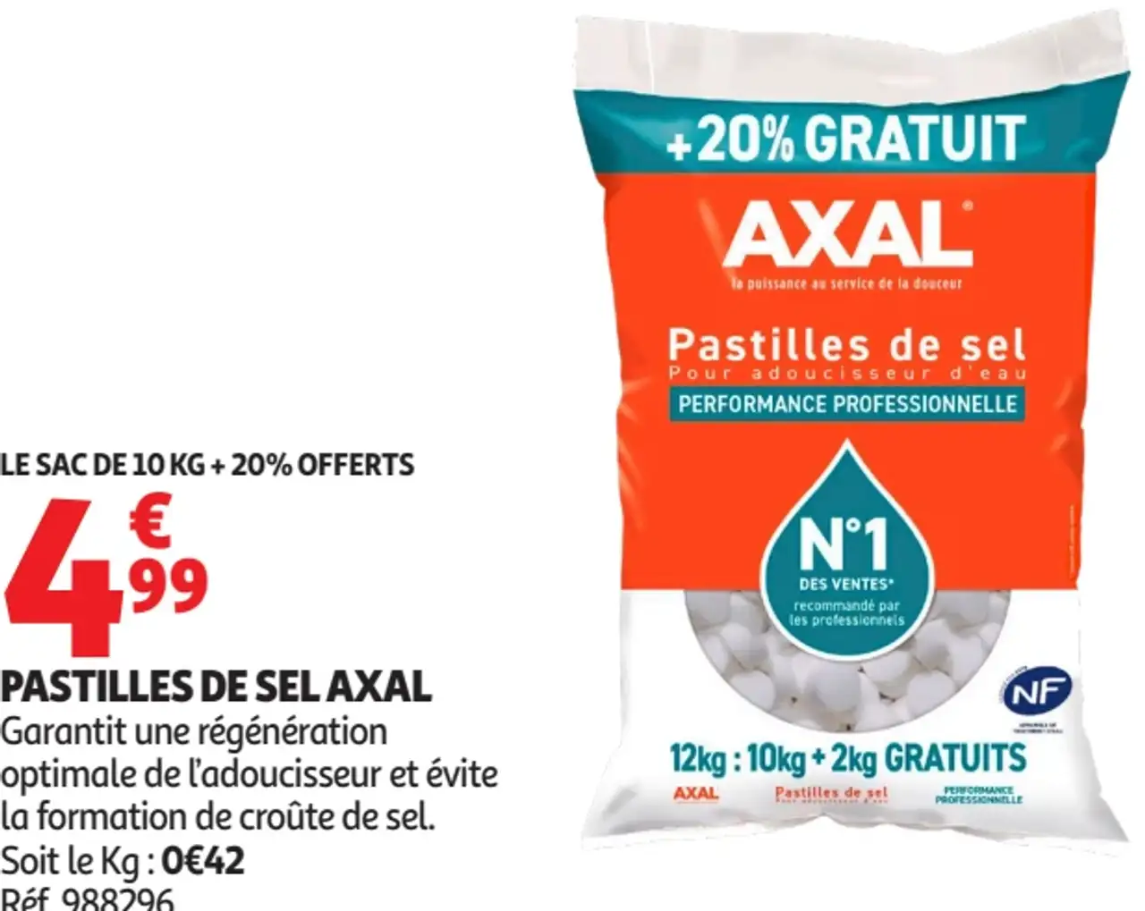 Pastilles de sel Axal