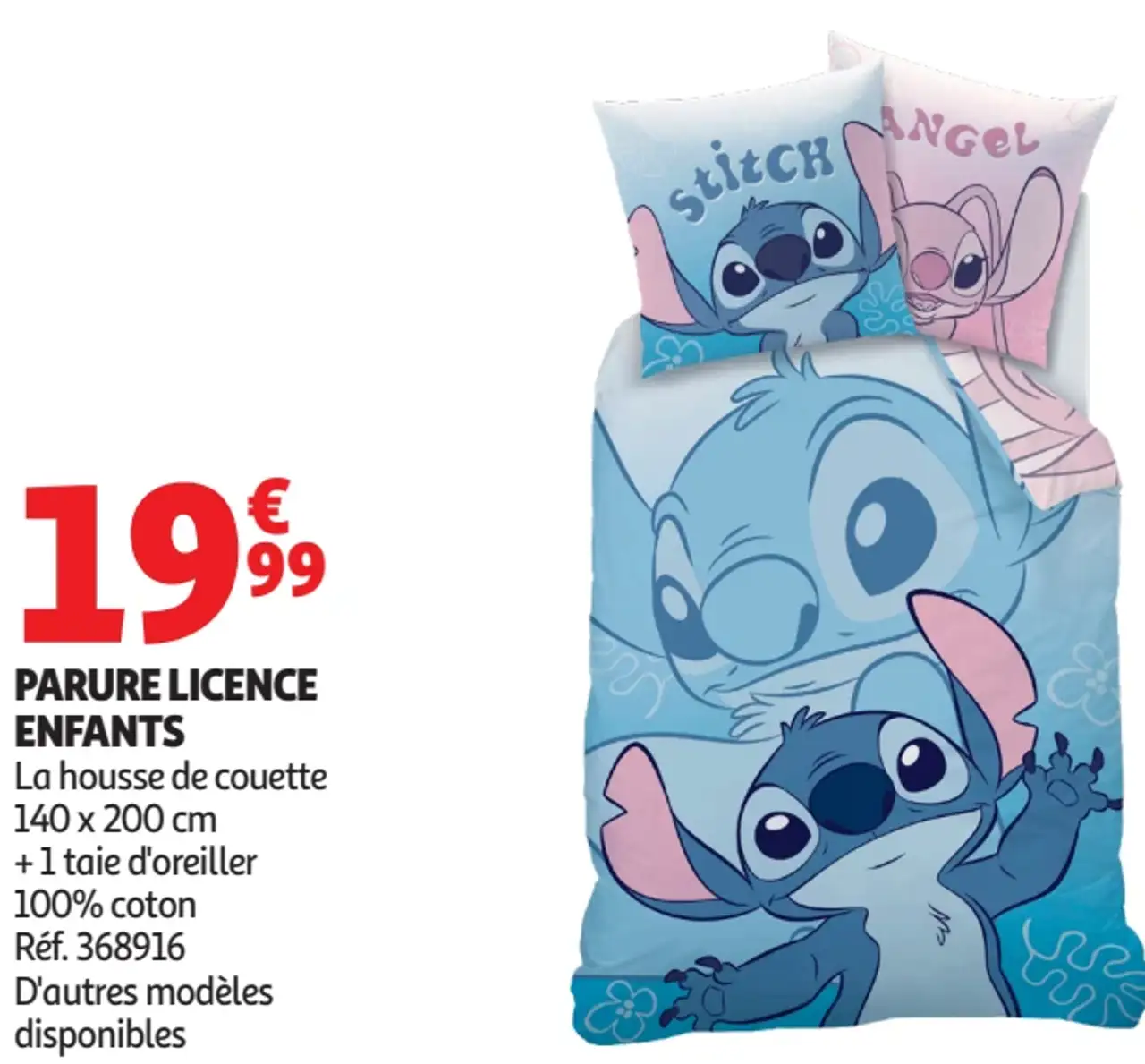 PARURE LICENCE ENFANTS Stitch