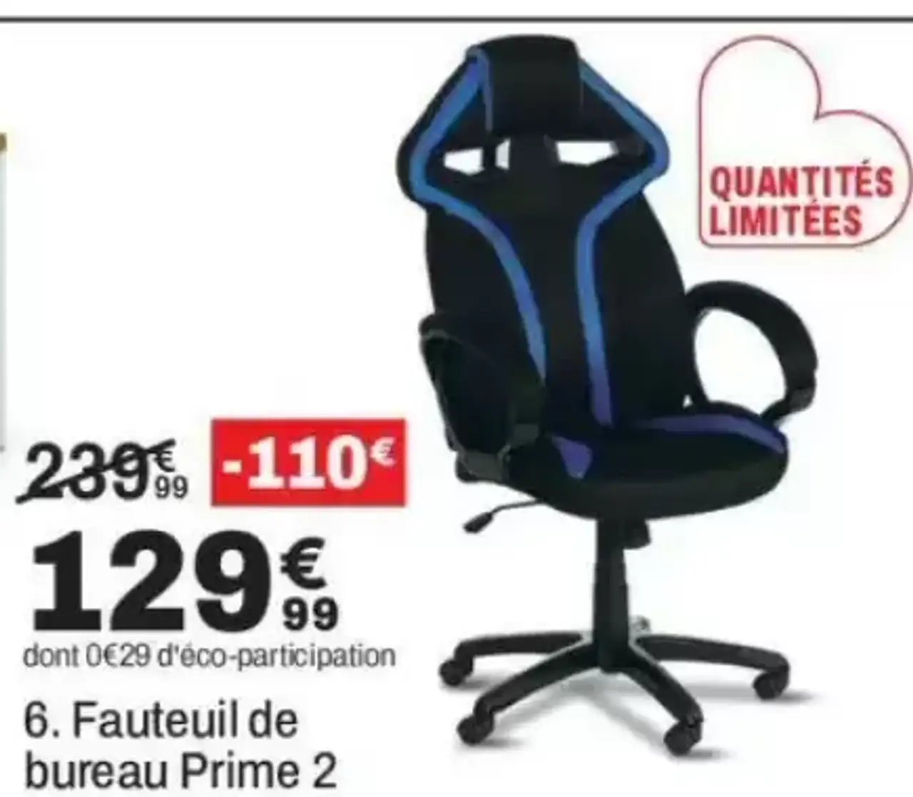 Fauteuil de bureau Prime 2