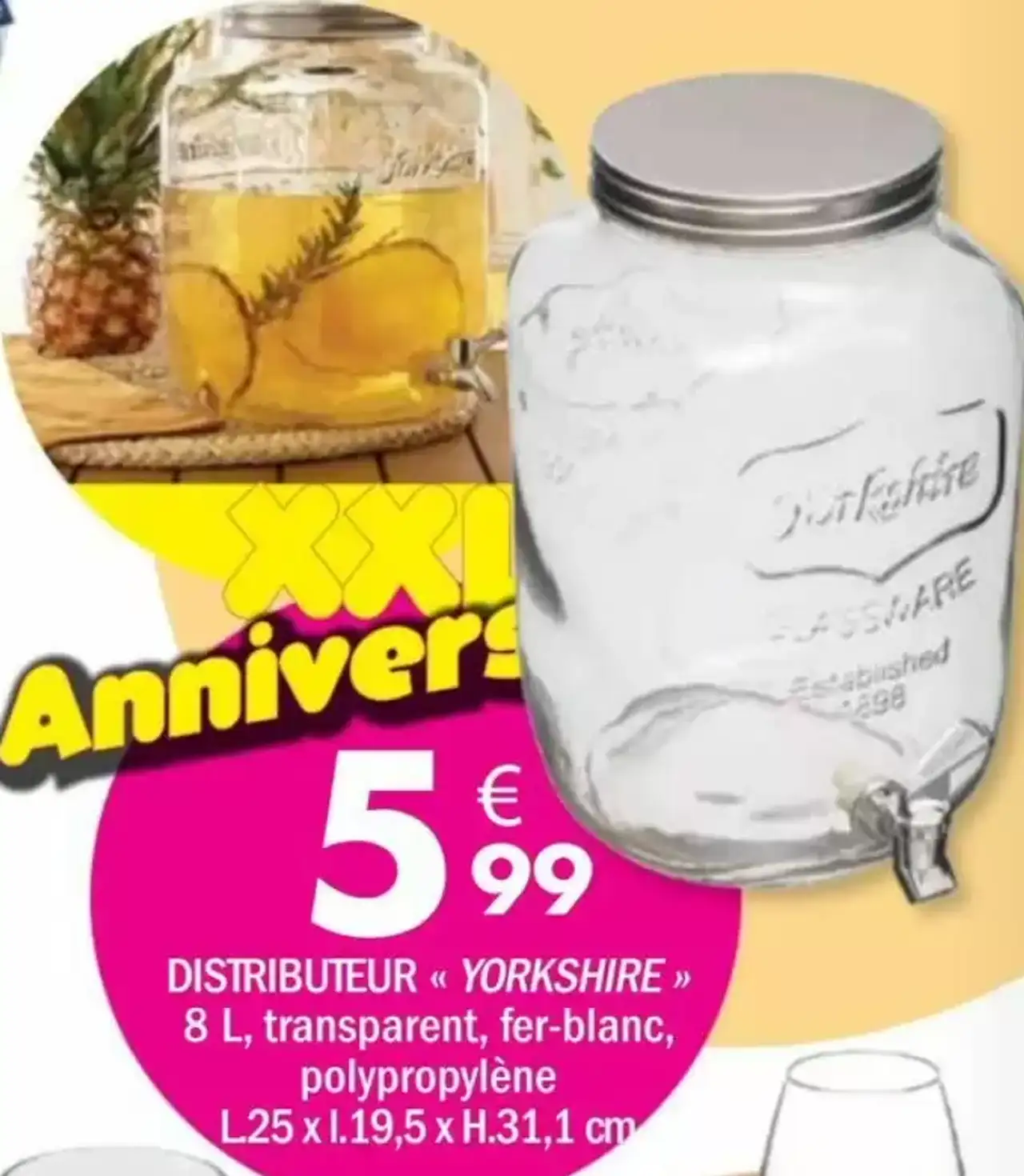 Distributeur « Yorkshire » 8 L
