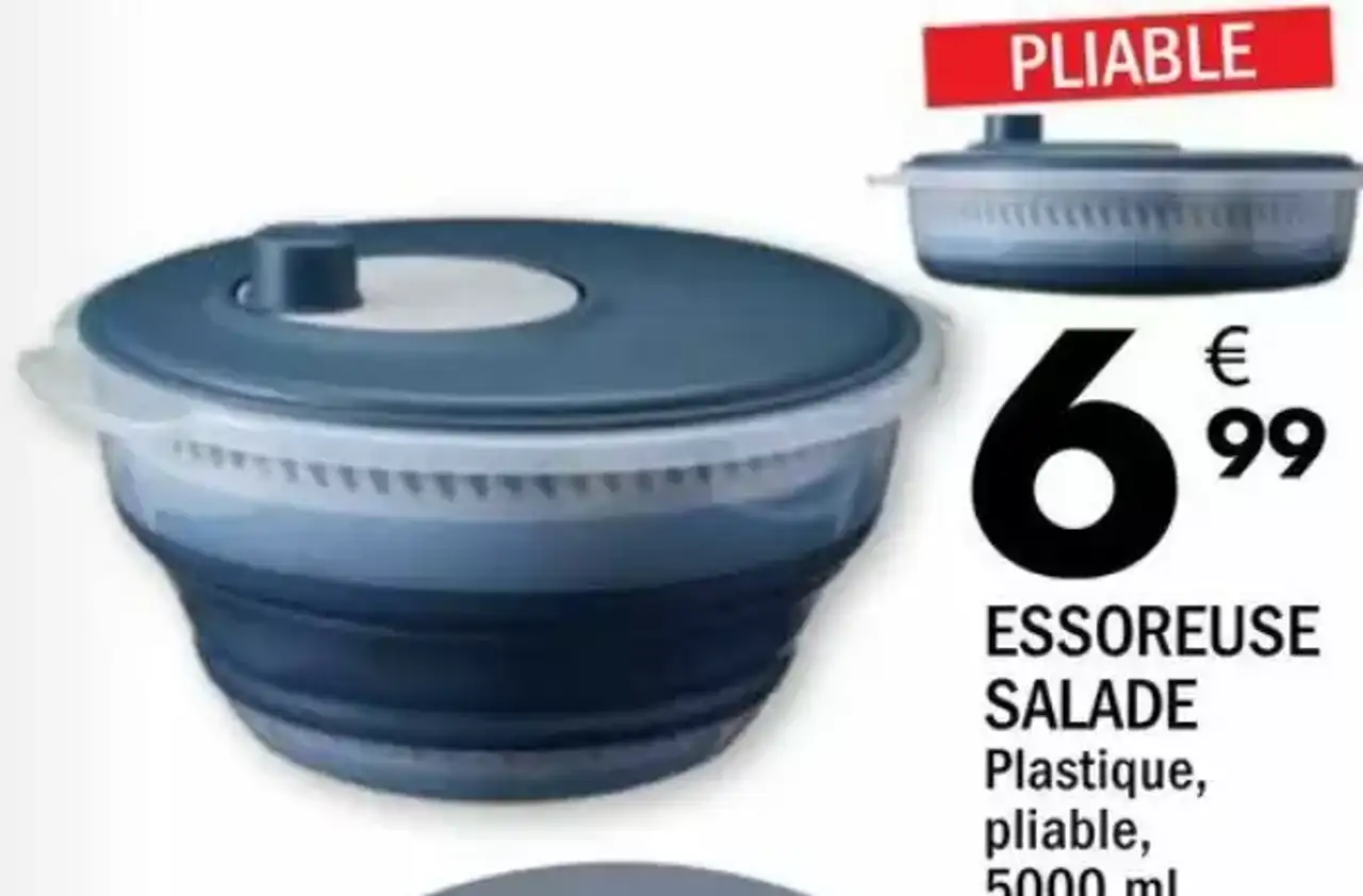 Essoreuse salade pliable