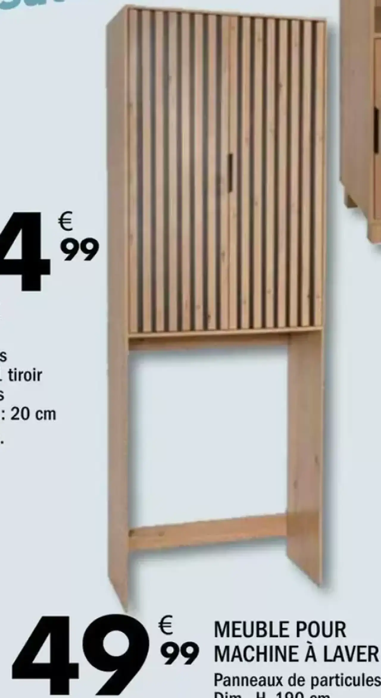 Meuble pour Machine à Laver