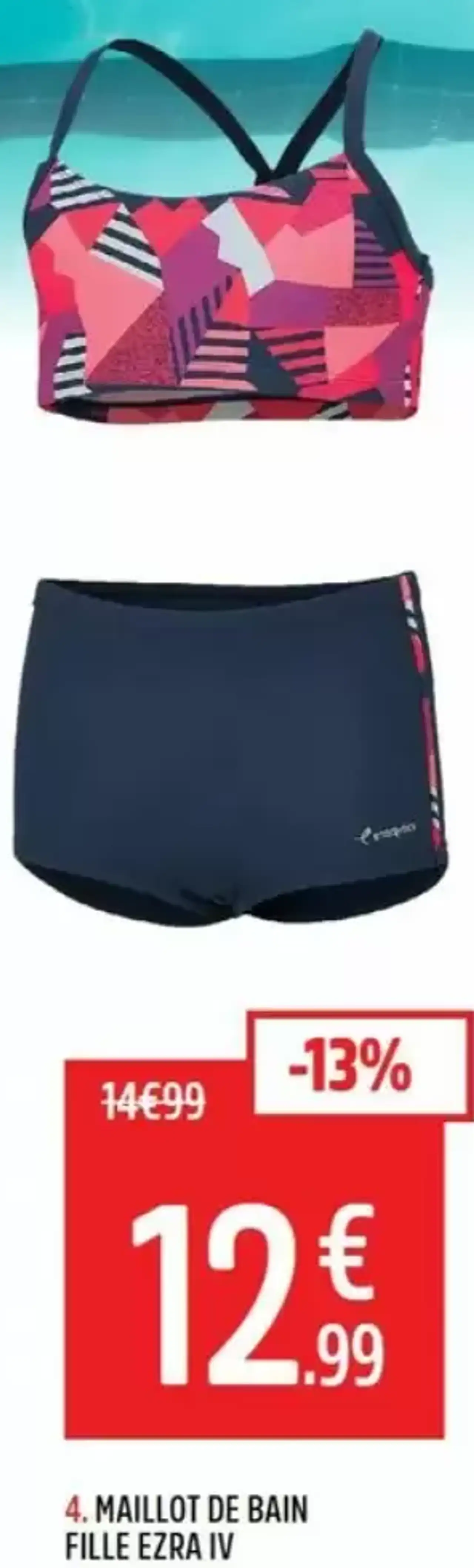 Maillot de bain fille Ezra IV Energetics