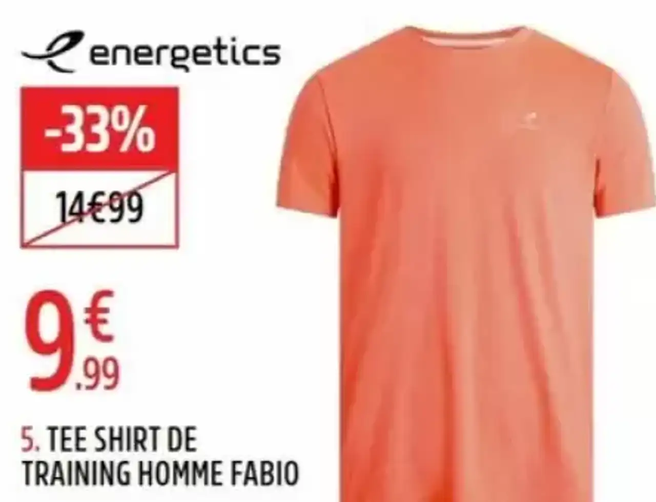 Tee shirt de training homme Fabio