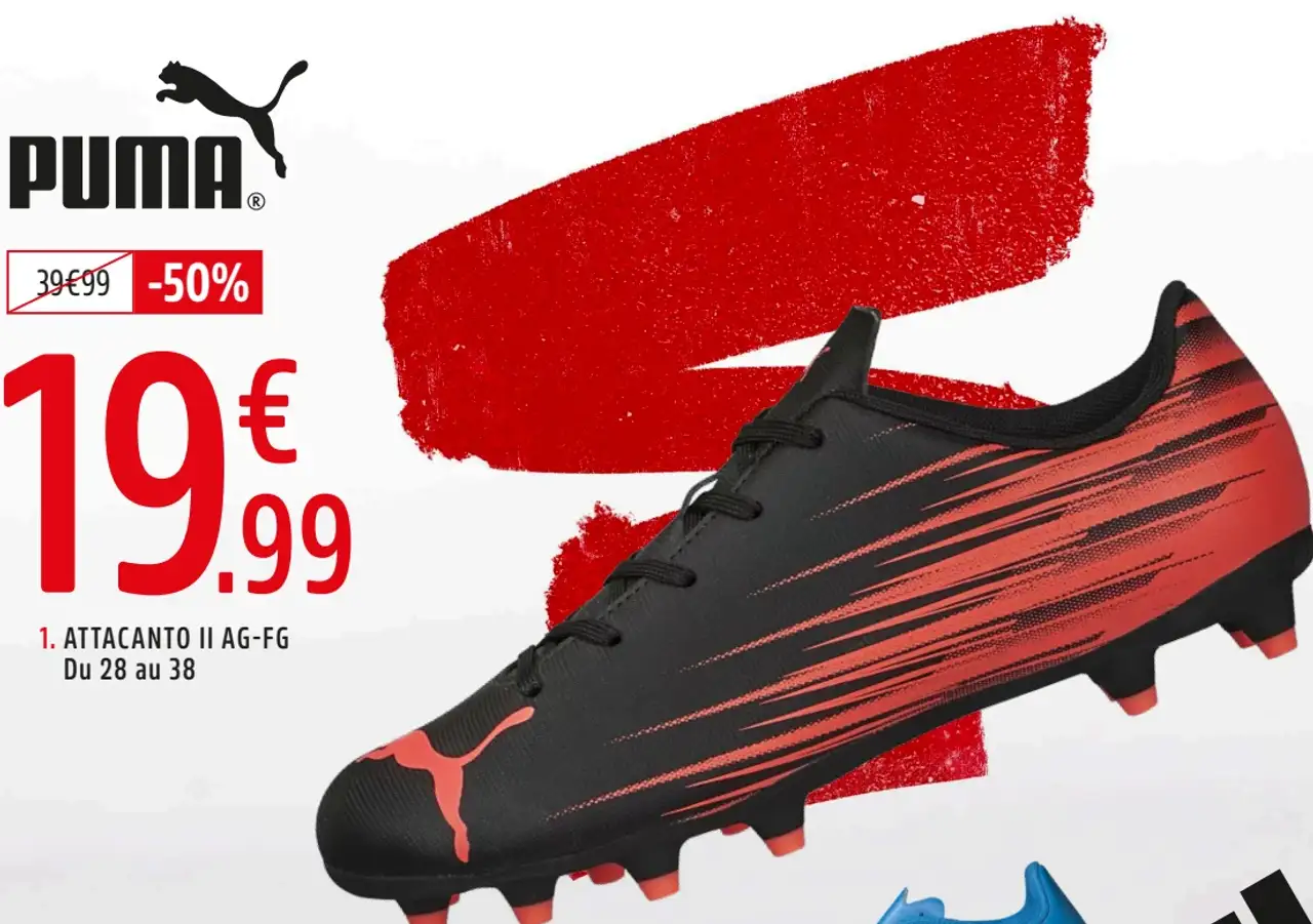 Chaussures moulées Attacanto II AG-FG enfant Puma