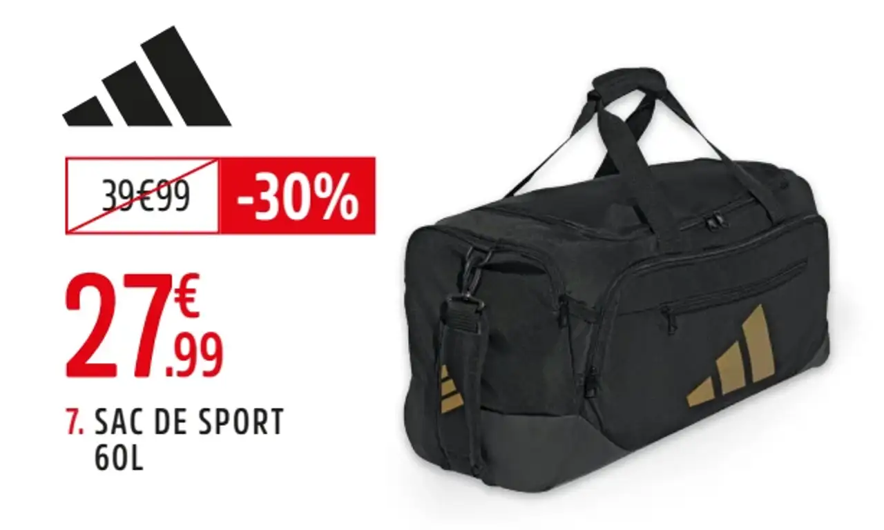 SAC DE SPORT DE TRAINING DEFENDER MEDIUM - ADIDAS