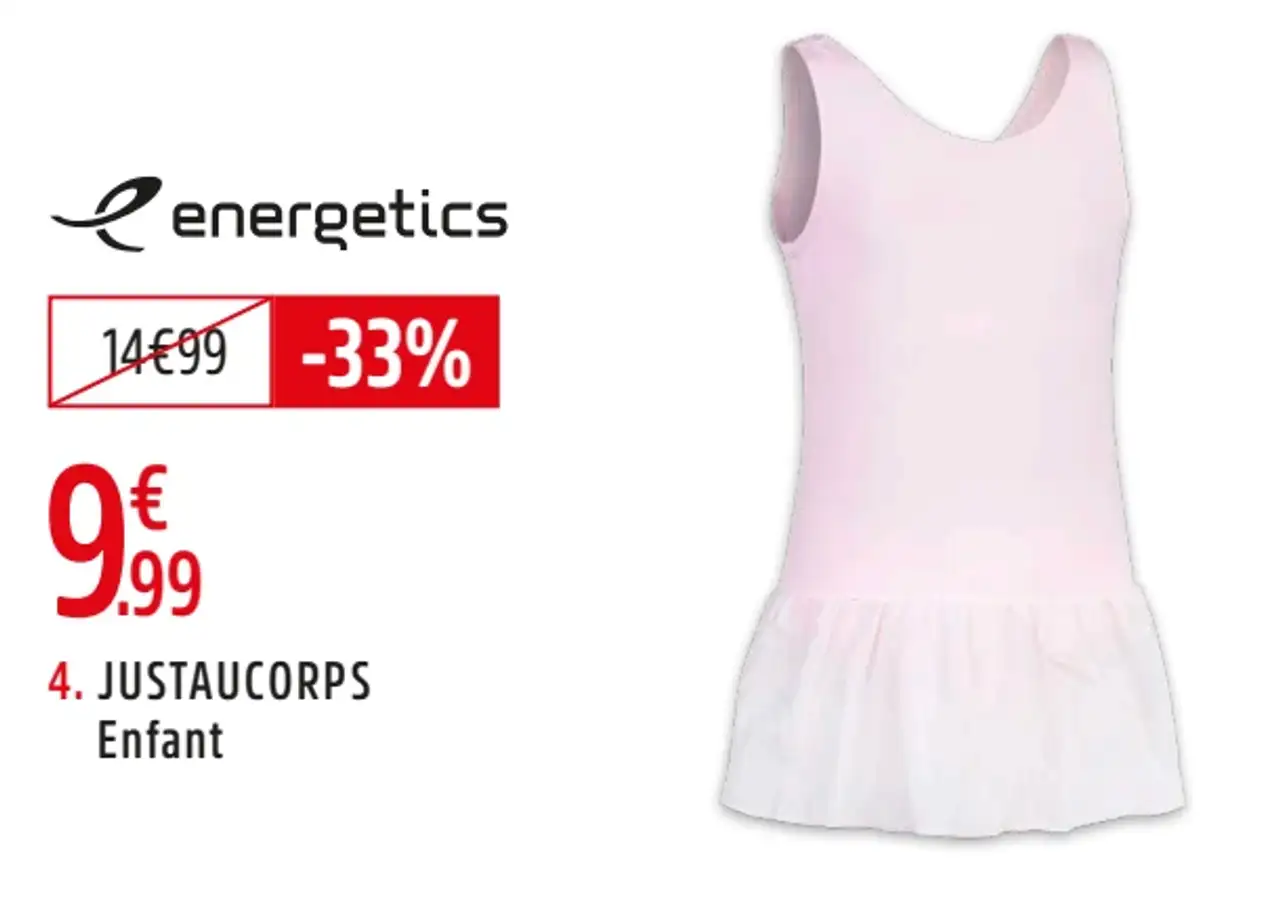 Justaucorps sans manche Mathilde enfant - Energetics