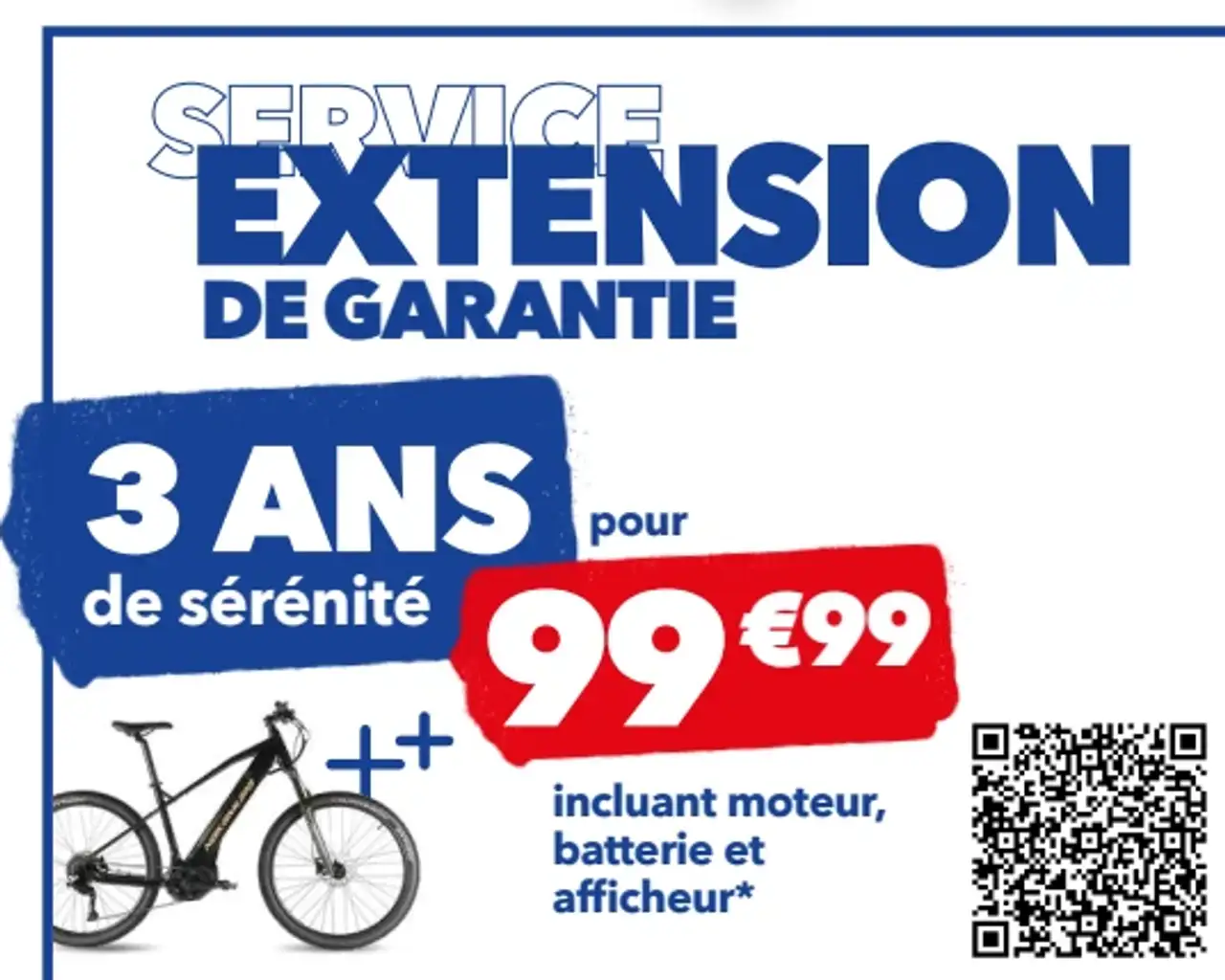 Extension de garantie 3 ans de sérénité