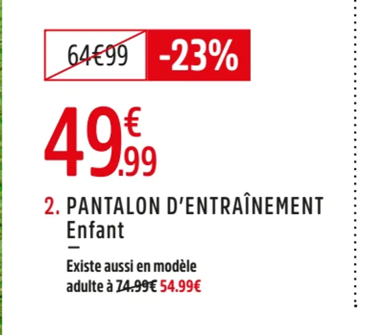 PANTALON D'ENTRAÎNEMENT DE FOOTBALL OM TRAINING - PUMA Enfant