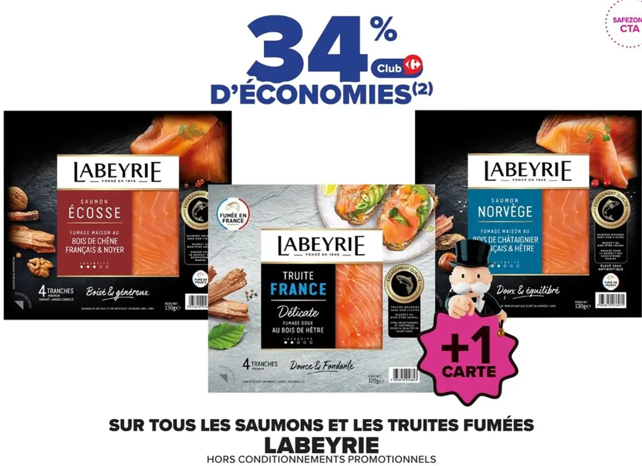 Labeyrie Saumons et Truites fumées
