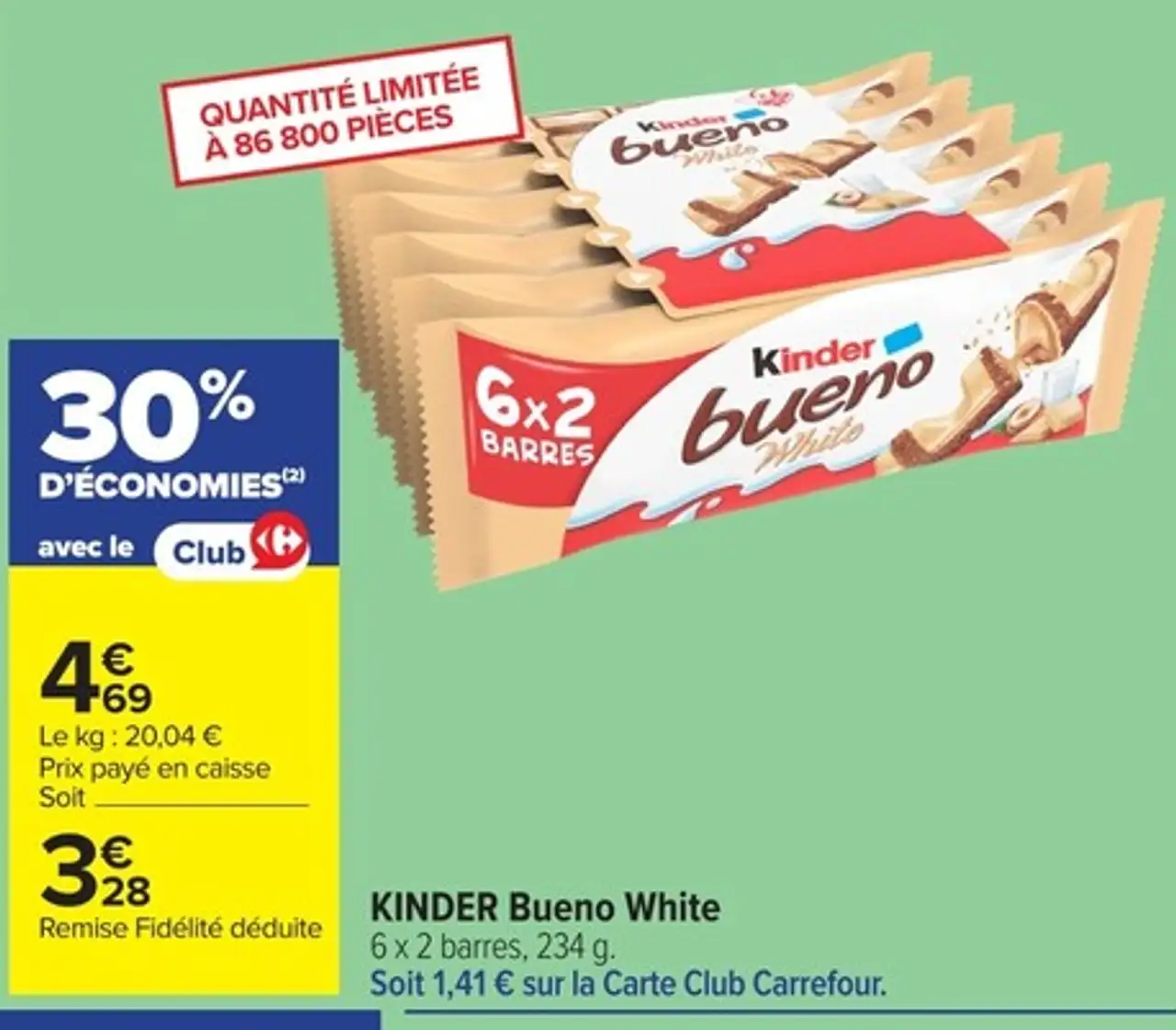 KINDER Bueno White