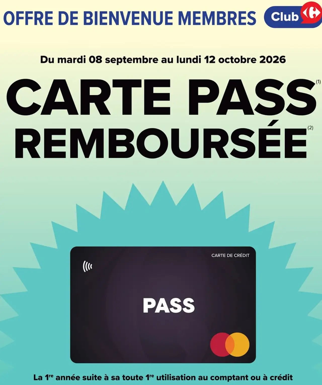 Carte PASS Carrefour Banque et Assurance
