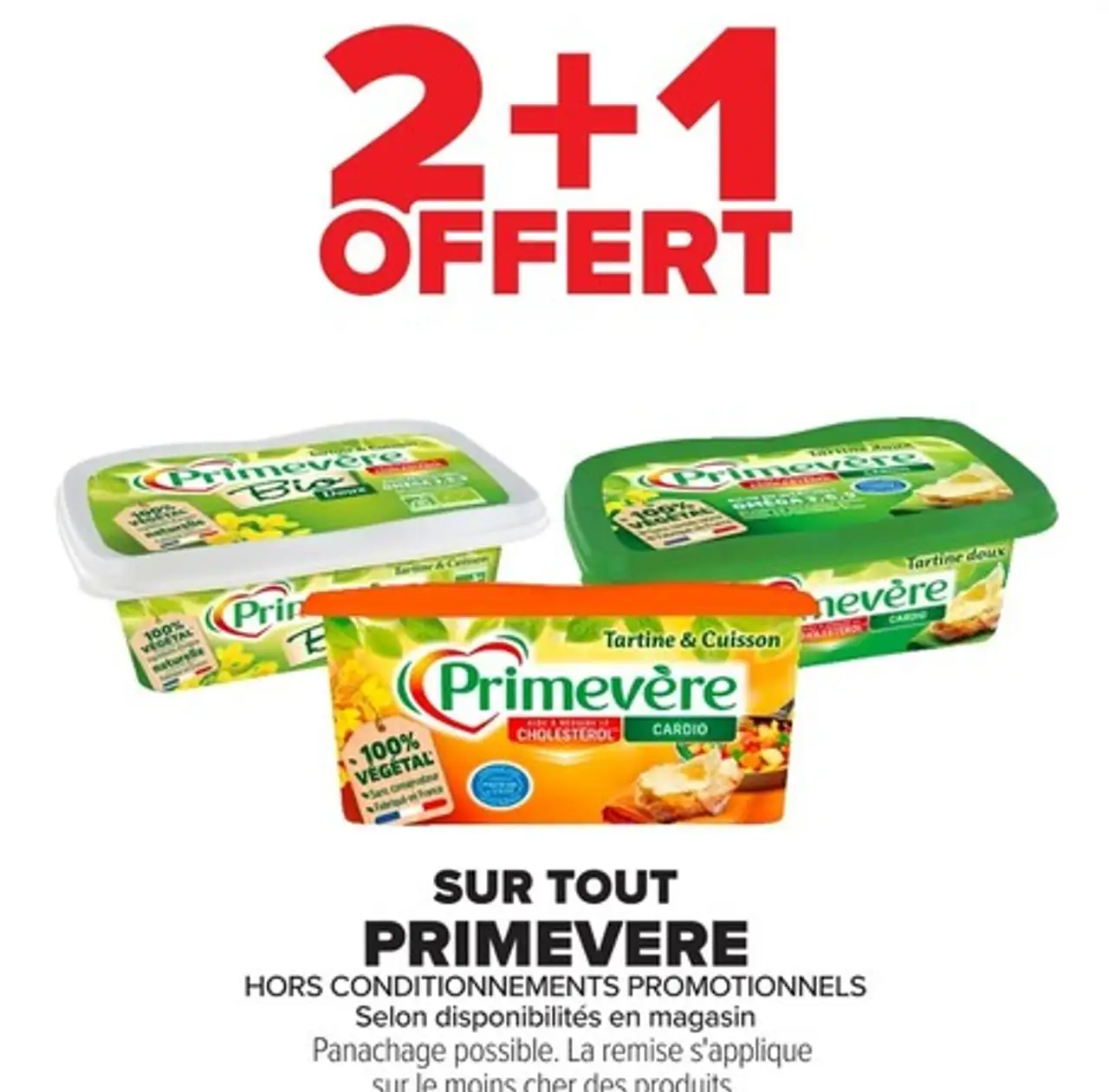 Margarine Tartine & Cuisson PRIMEVÈRE