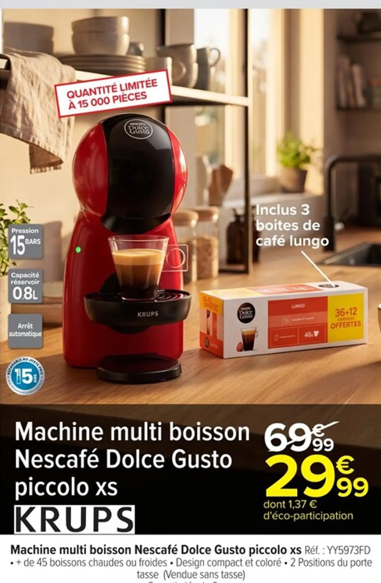 Machine multi boisson Nescafé Dolce Gusto piccolo xs KRUPS