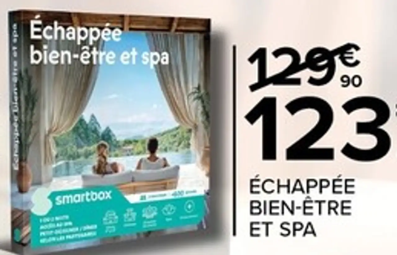 Coffret Cadeau Smartbox Échappée bien-être et spa