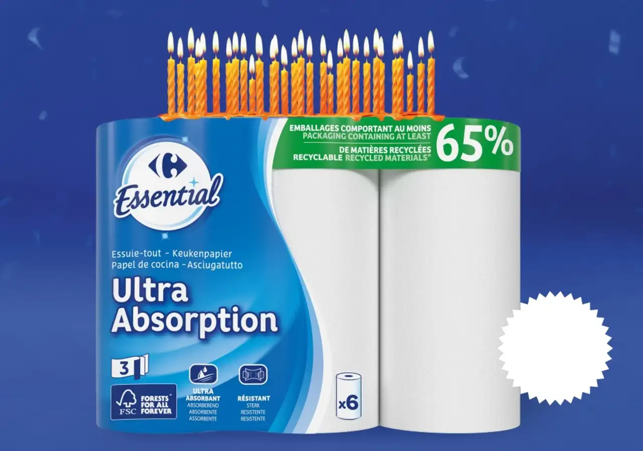 Essuie-tout Ultra Absorption Carrefour Essential