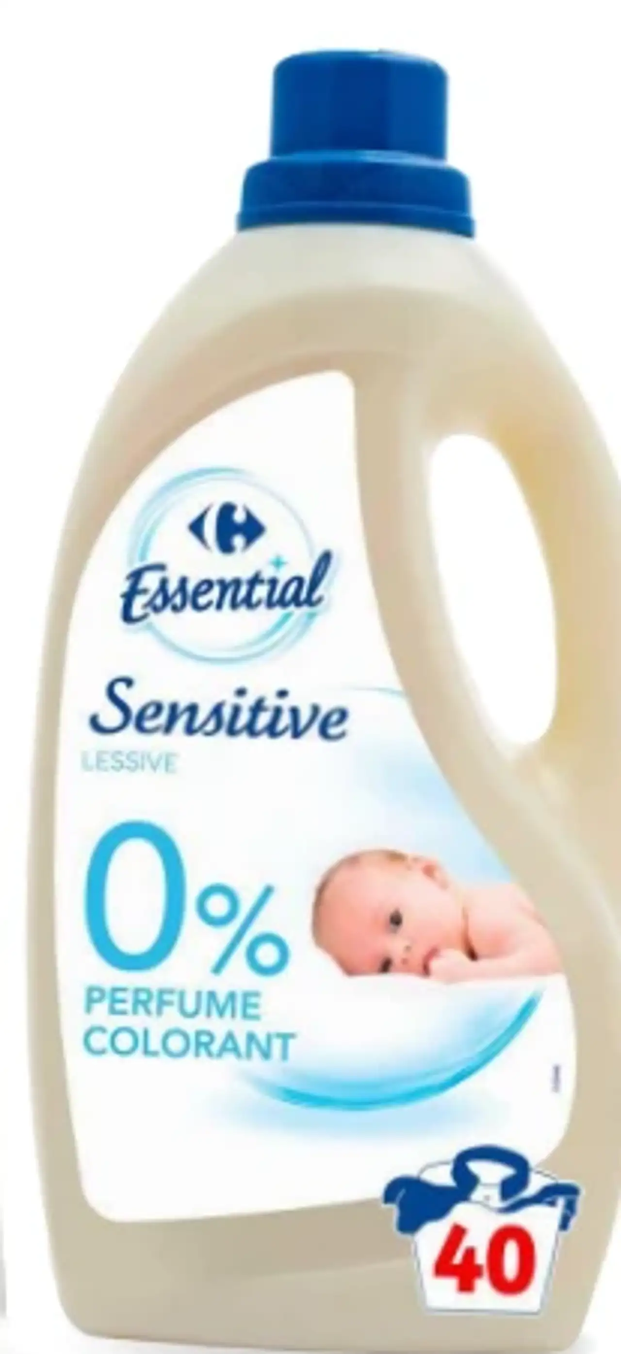 Lessive liquide Sensitive 0% Carrefour Essential