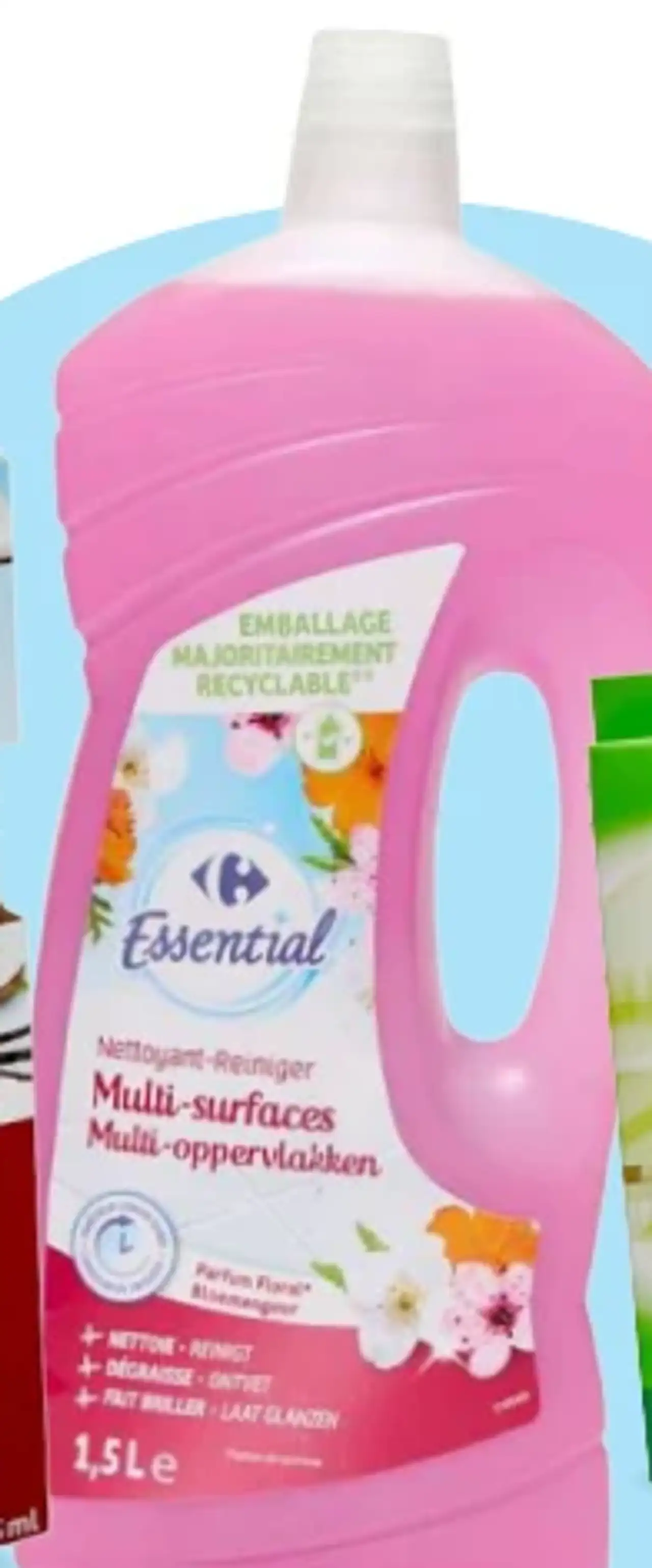 Carrefour Essential Nettoyant-Réuniger Multi-surfaces