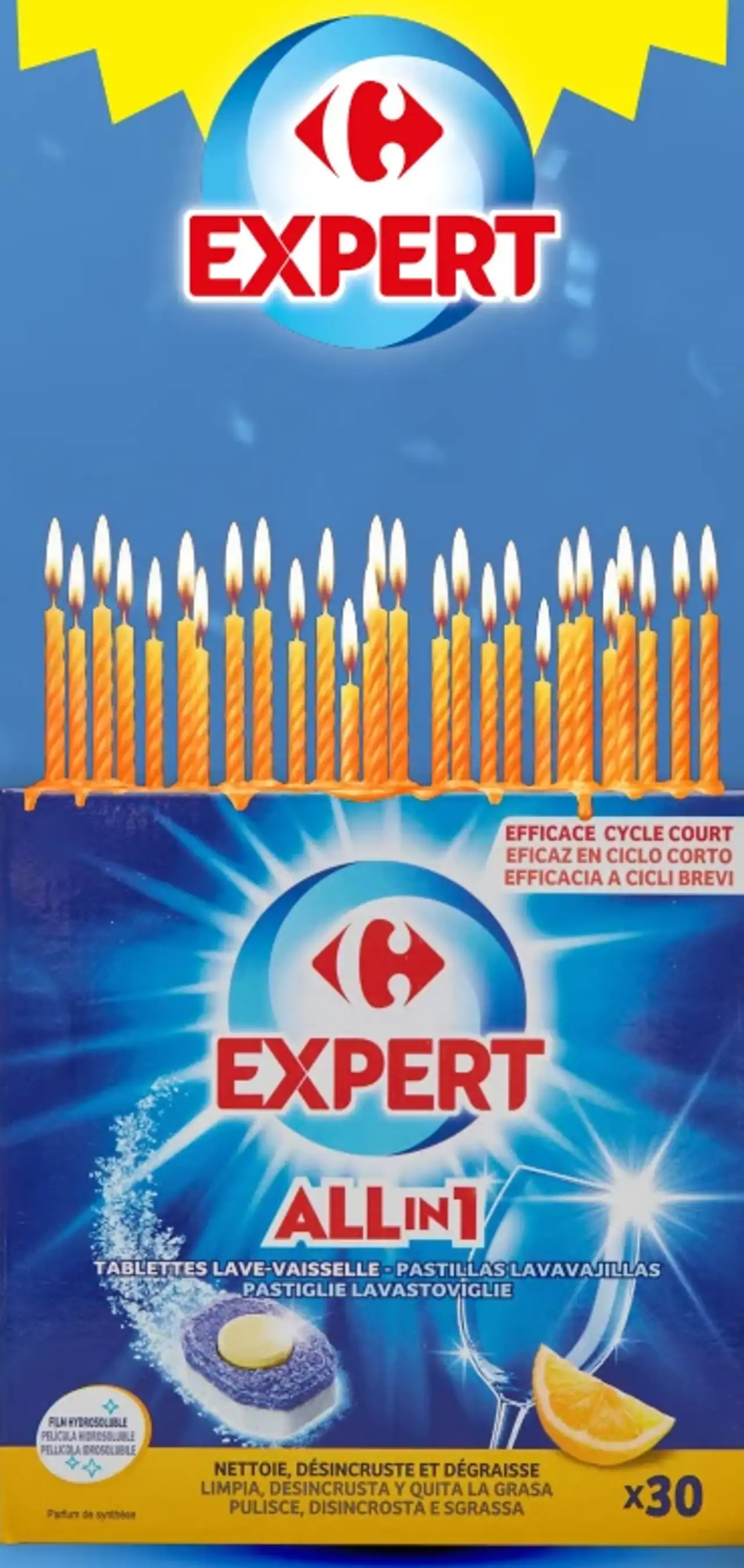 Carrefour Expert All in 1 Tablettes lave-vaisselle
