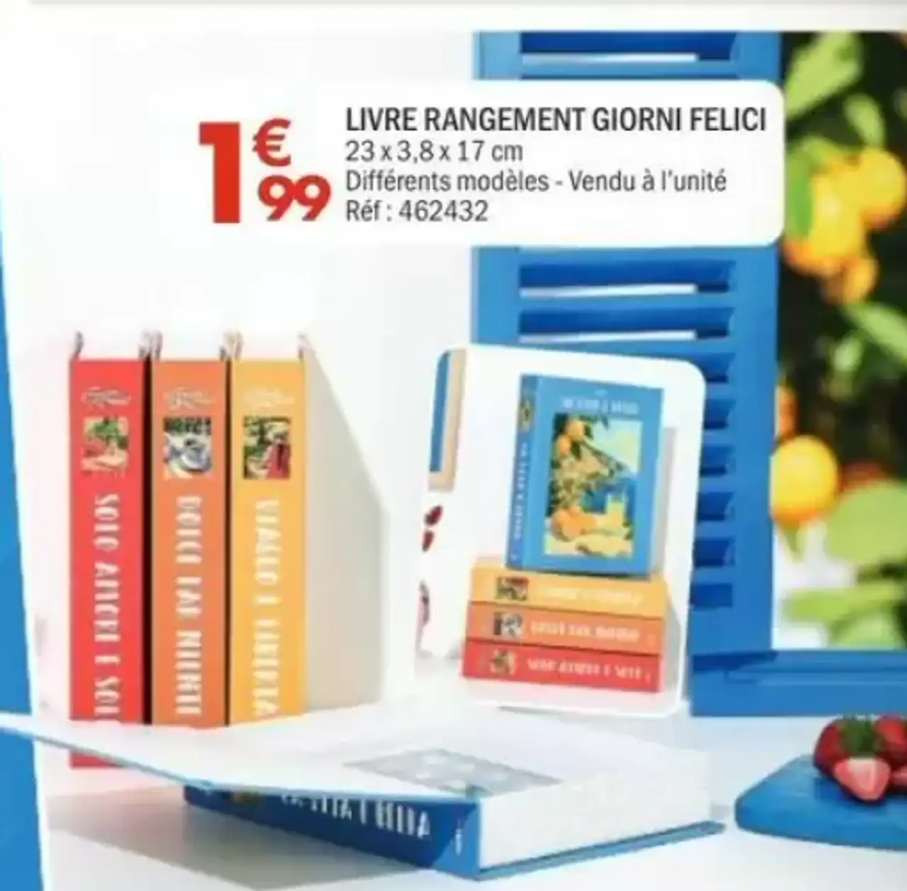 Livre Rangement Giorni Felici