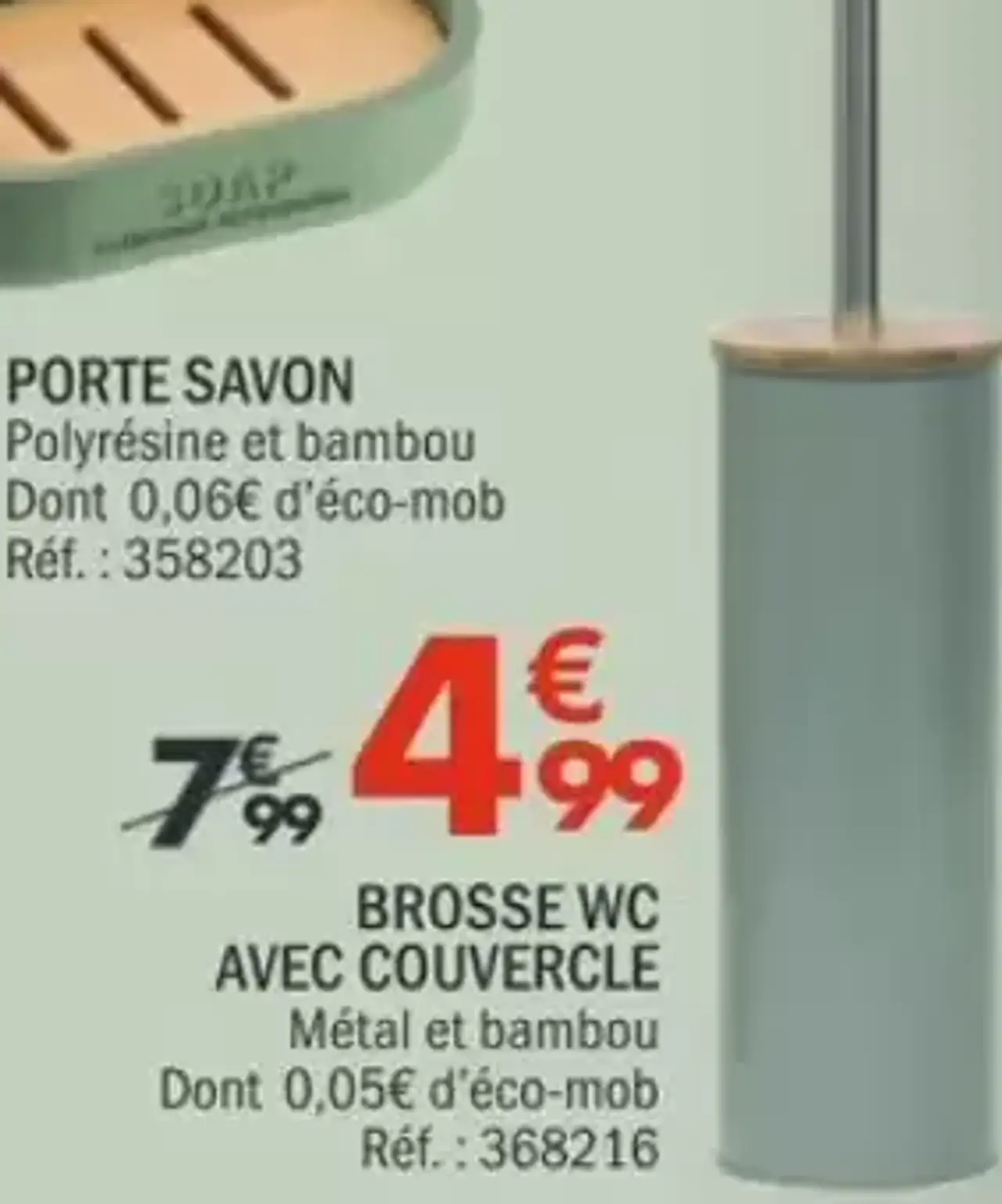 Brosse WC avec couvercle
