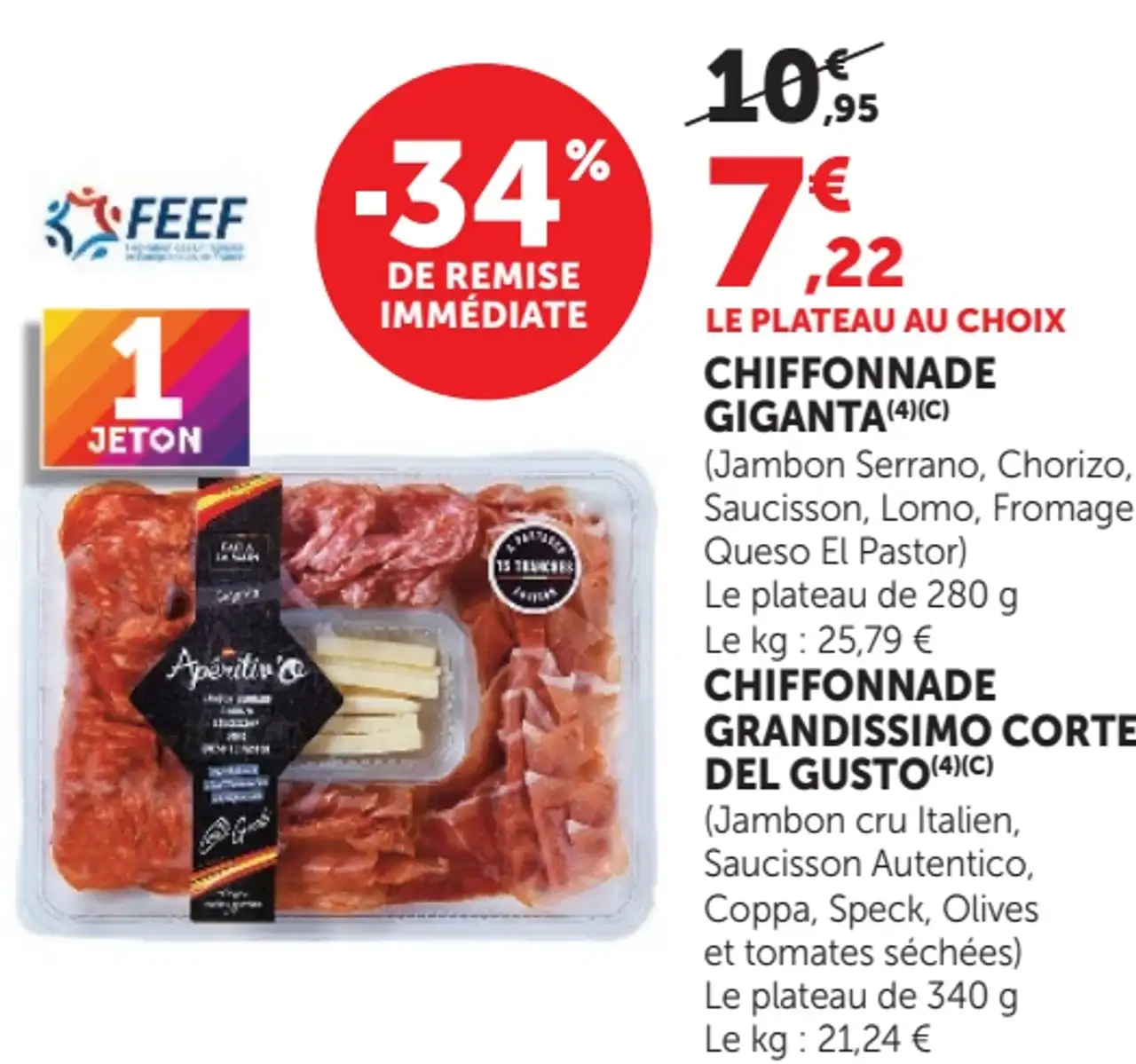 Chiffonnade Giganta ou Grandissimo Corte del Gusto