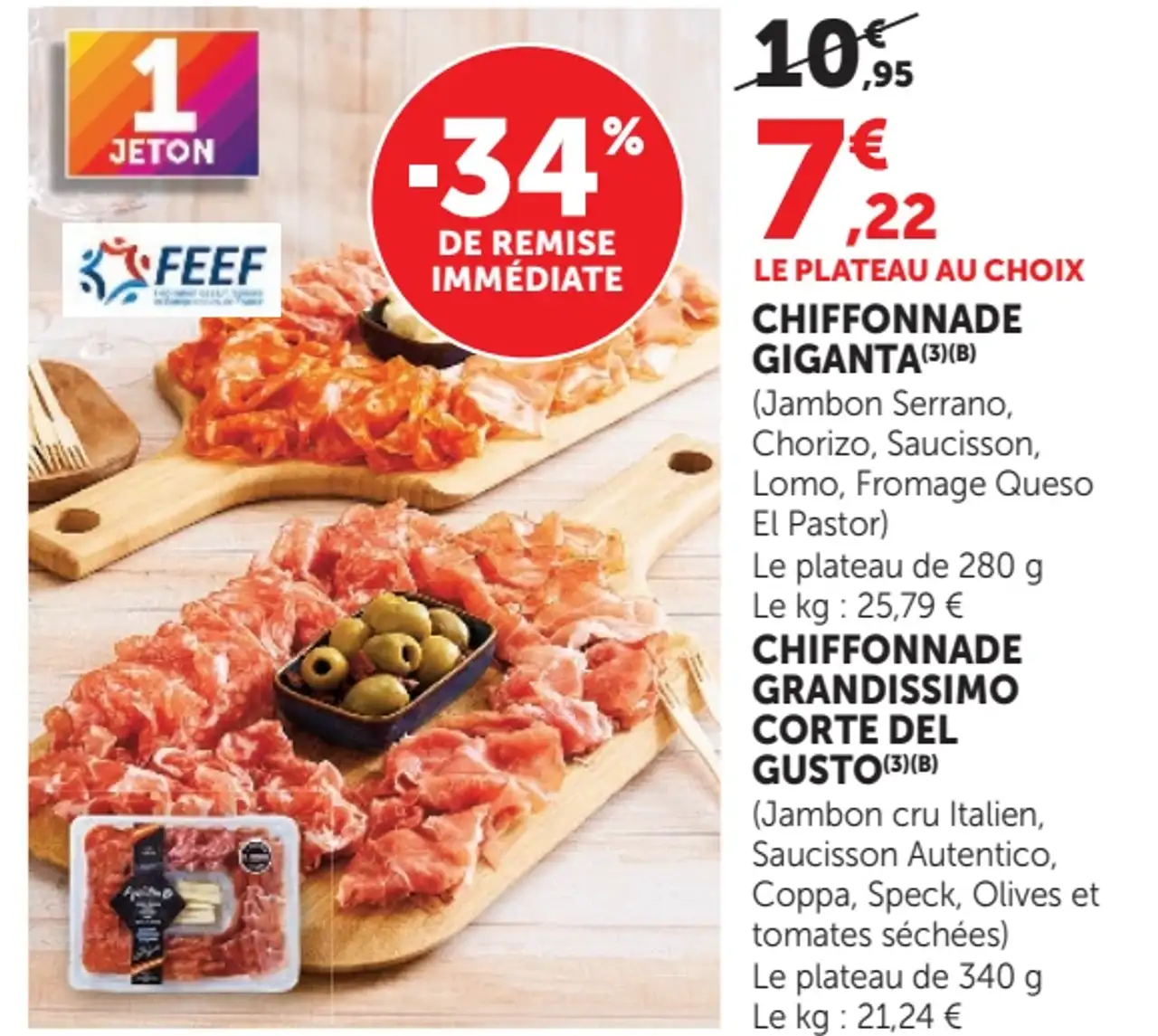 Chiffonnade giganta / grandissimo corte del gusto