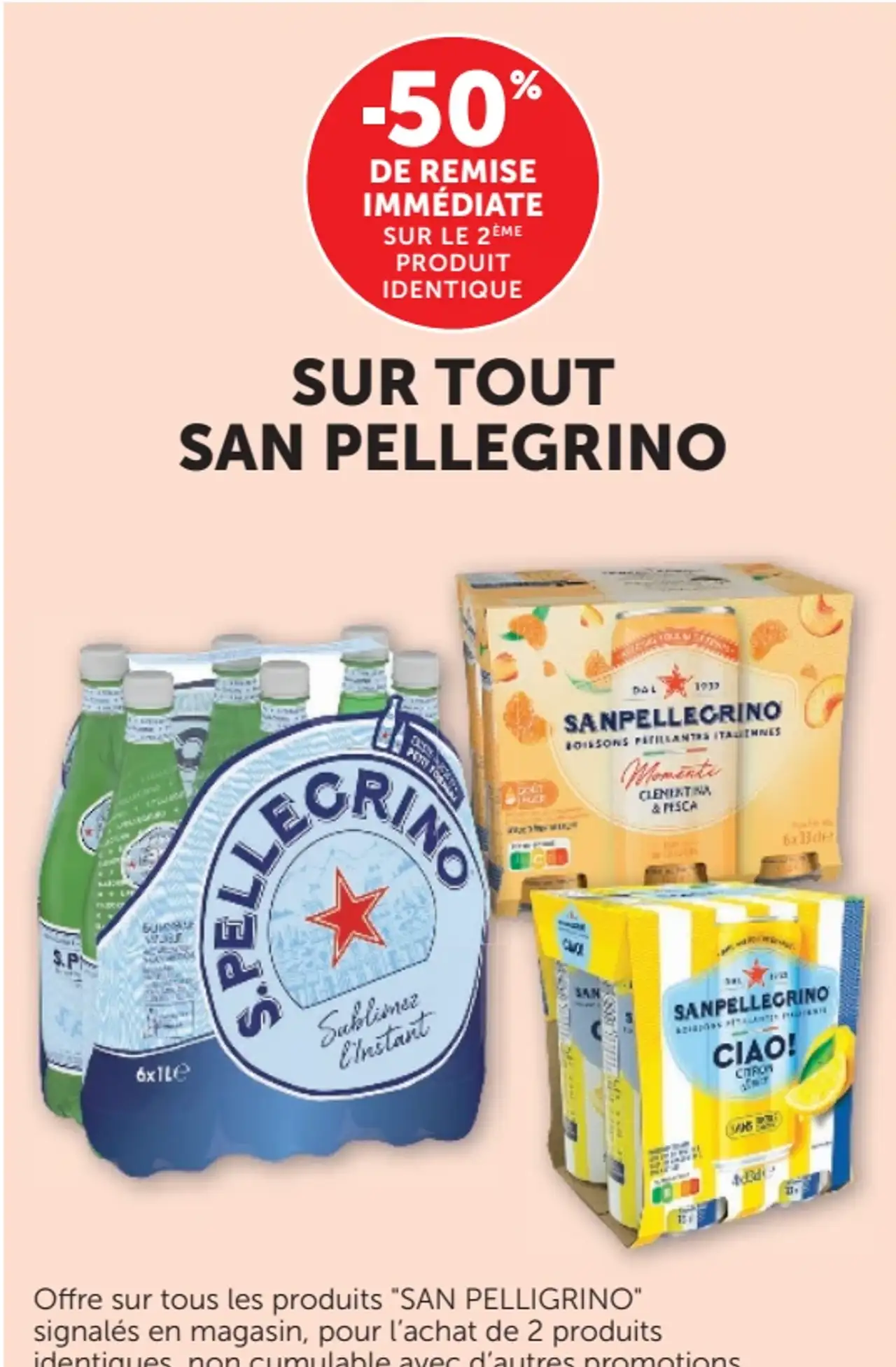 Boissons pétillantes San Pellegrino