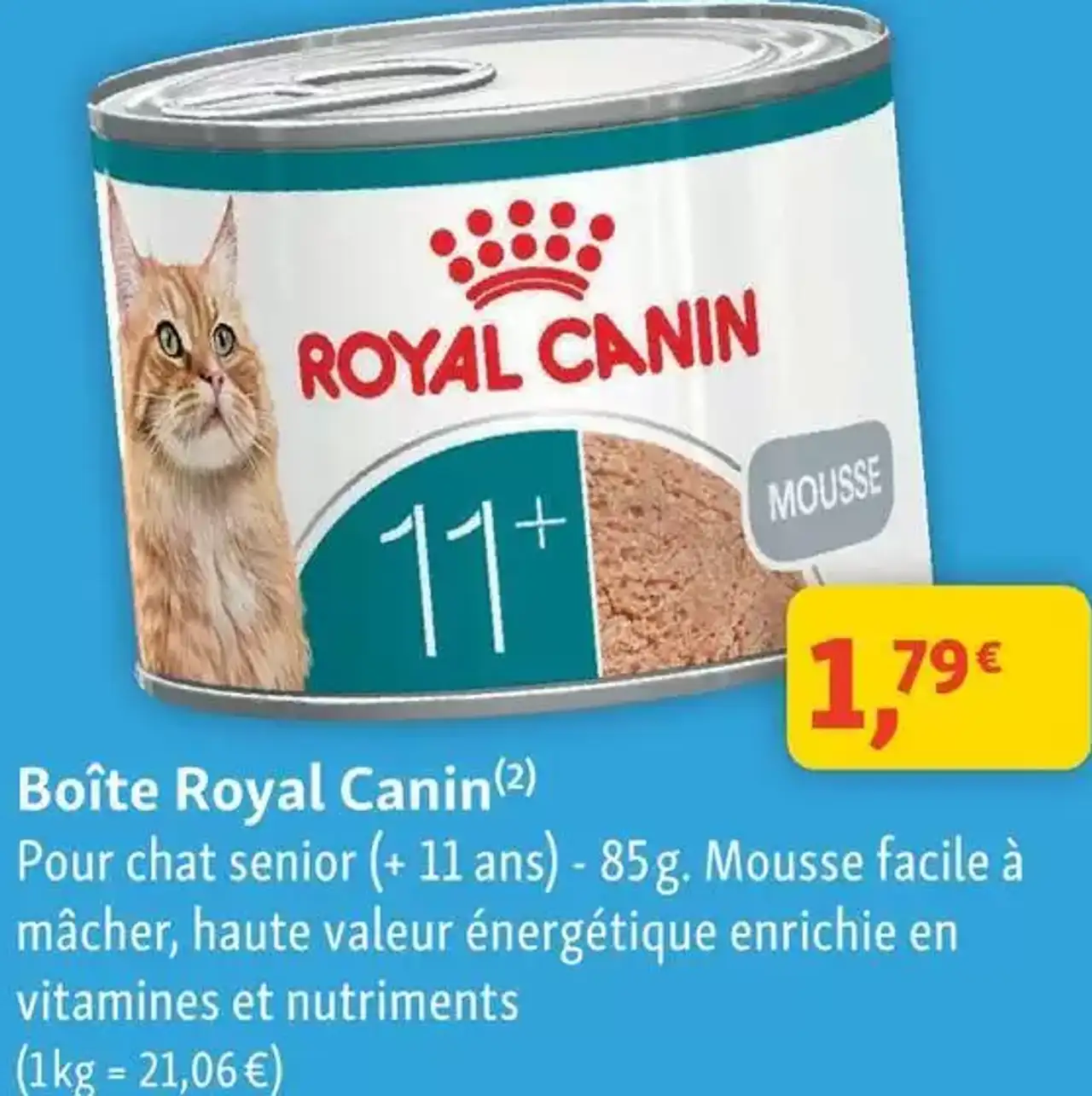 Boîte Royal Canin Pour chat senior (+ 11 ans) - 85 g