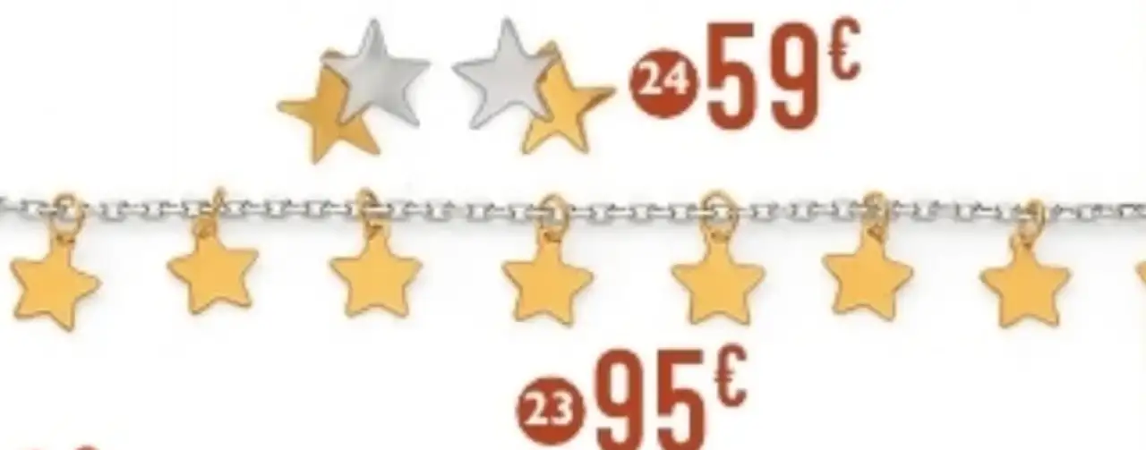 Bracelet Le Manège à Bijoux, or jaune et argent rhodié dont 0,43 g d'or