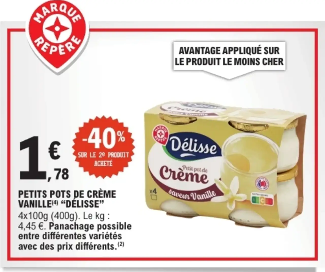 Petits Pots de Crème Vanille Délisse