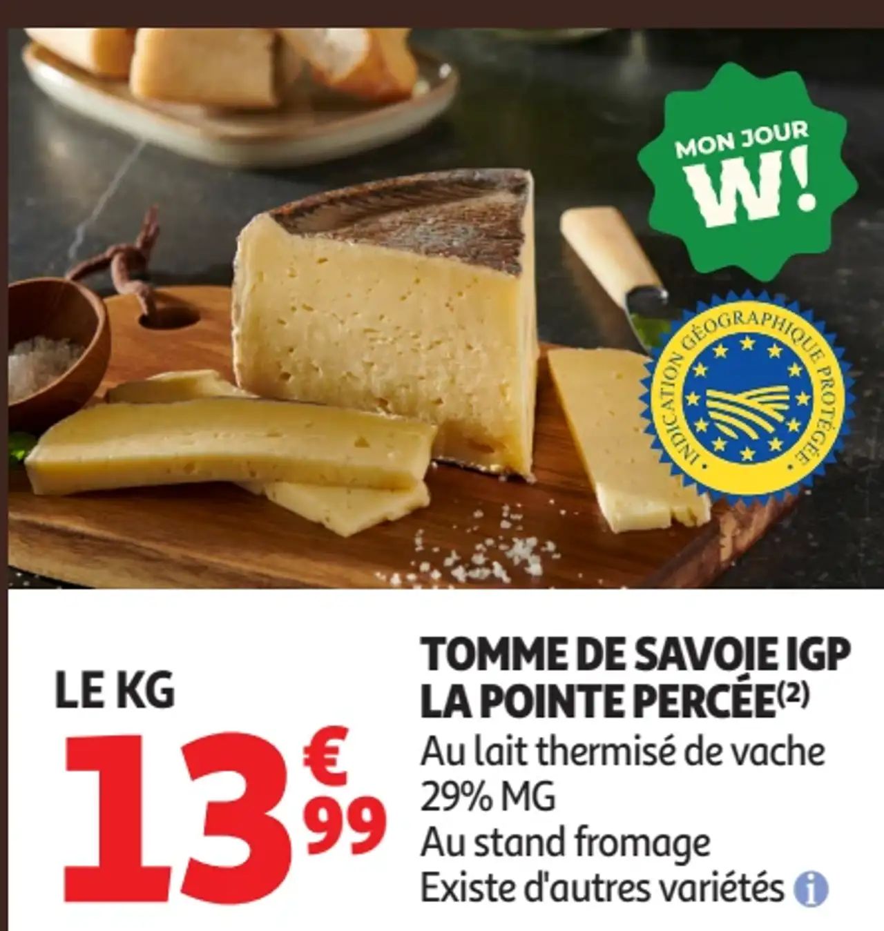 Tomme de Savoie IGP La Pointe Percée