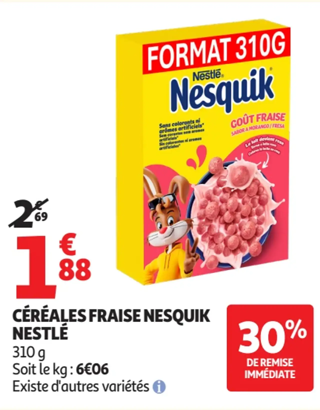 Céréales Fraise Nesquik Nestlé