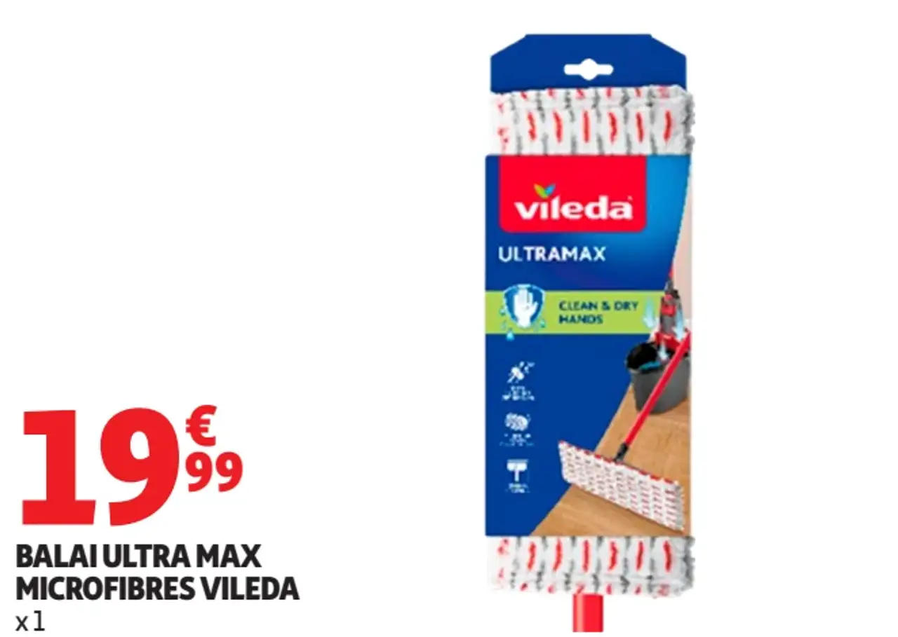 Balai Ultra Max Microfibres Vileda x1