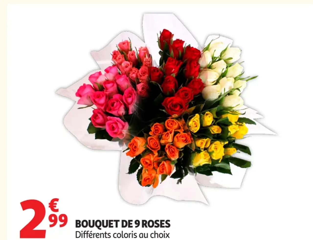 Bouquet de 9 roses