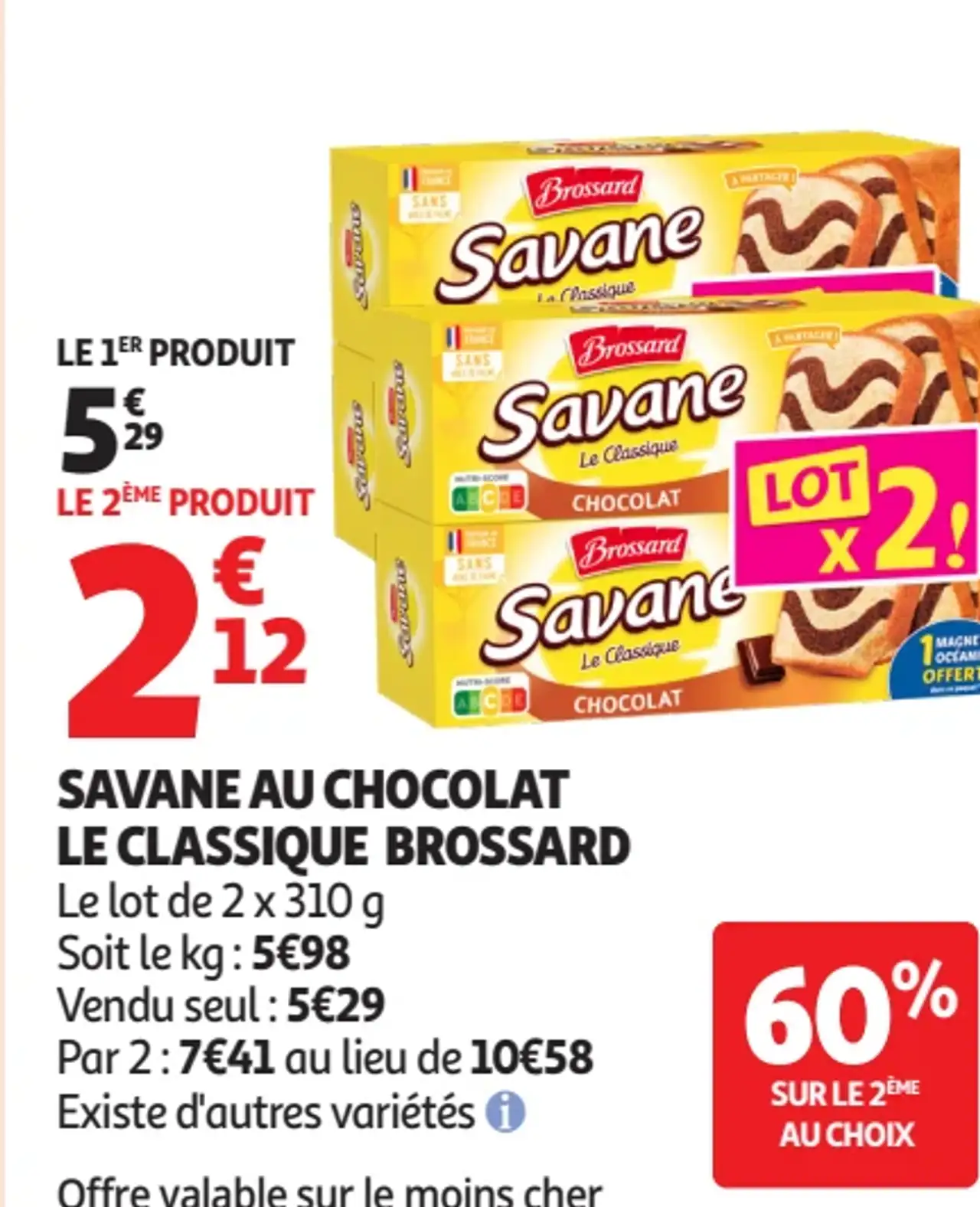 Savane au chocolat le classique Brossard