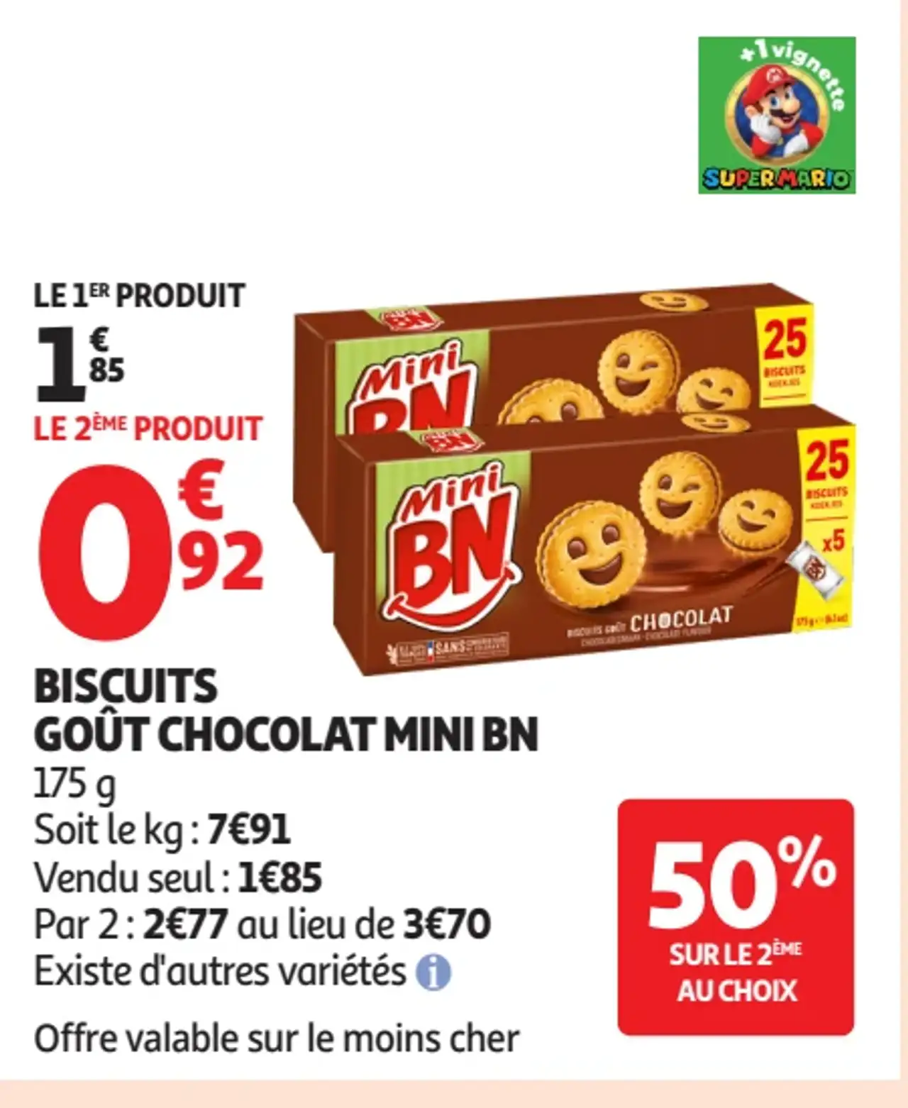 Biscuits Goût Chocolat Mini BN