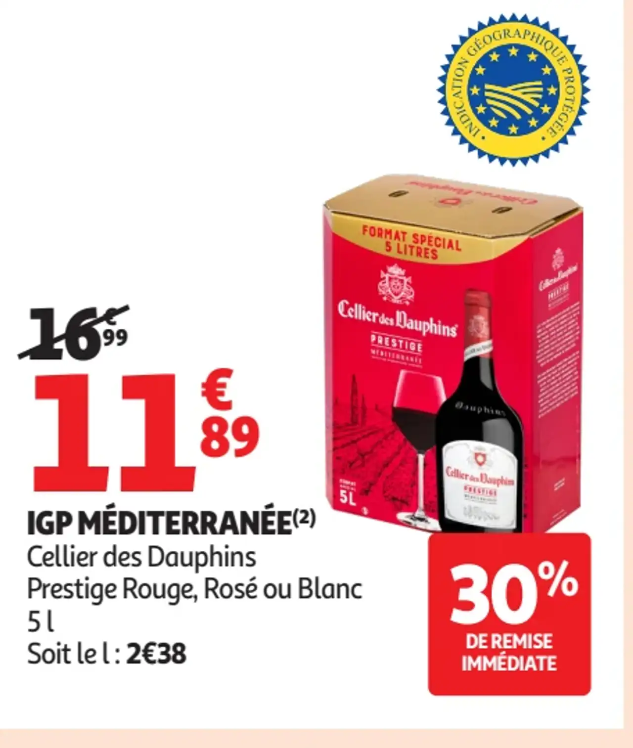 IGP Méditerranée Cellier des Dauphins Prestige