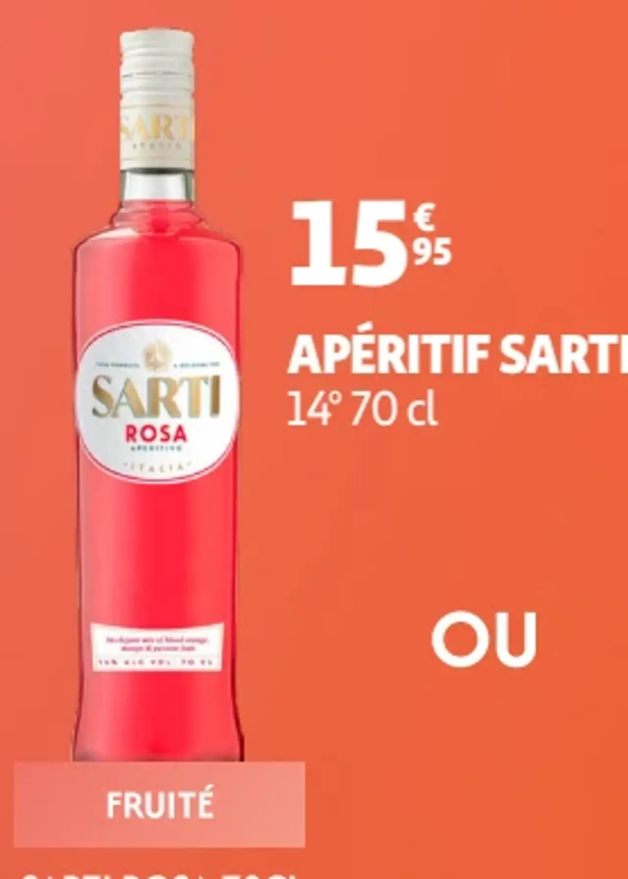 Apéritif Sarti Rosa 14°