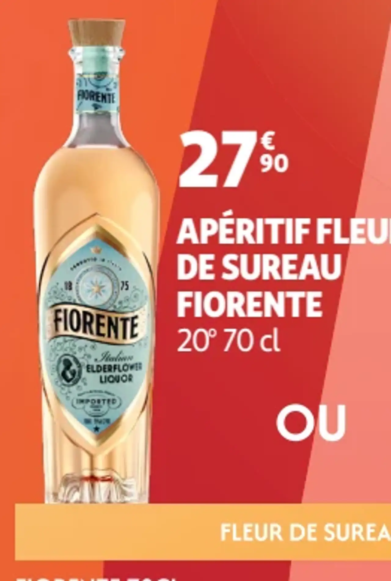 Apéritif Fleur de Sureau Fiorente 20°